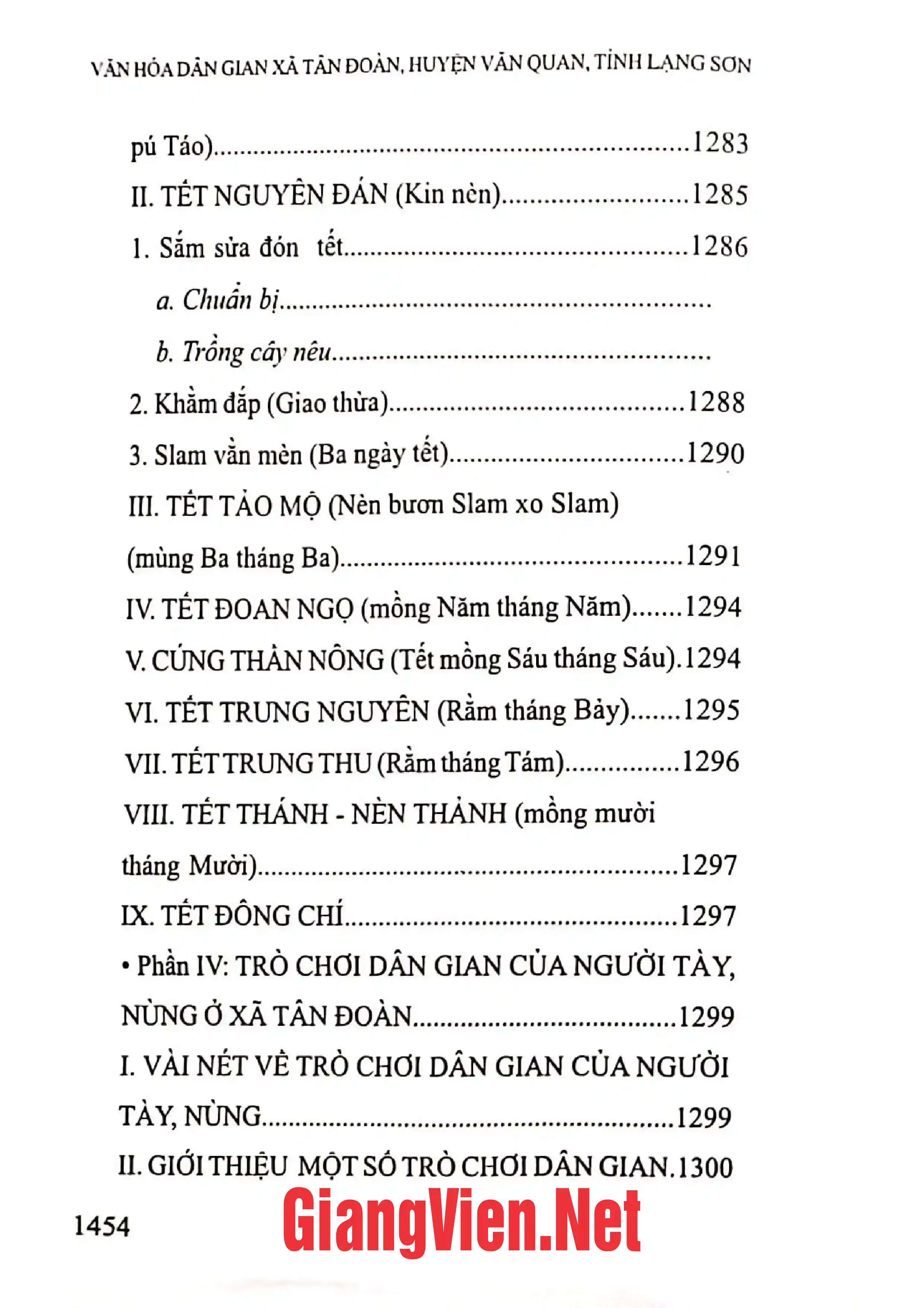 Ảnh minh họa nội dung cuốn sách: Văn hóa dân gian xã Tân Đoàn, huyện Văn Quan, tỉnh Lạng Sơn