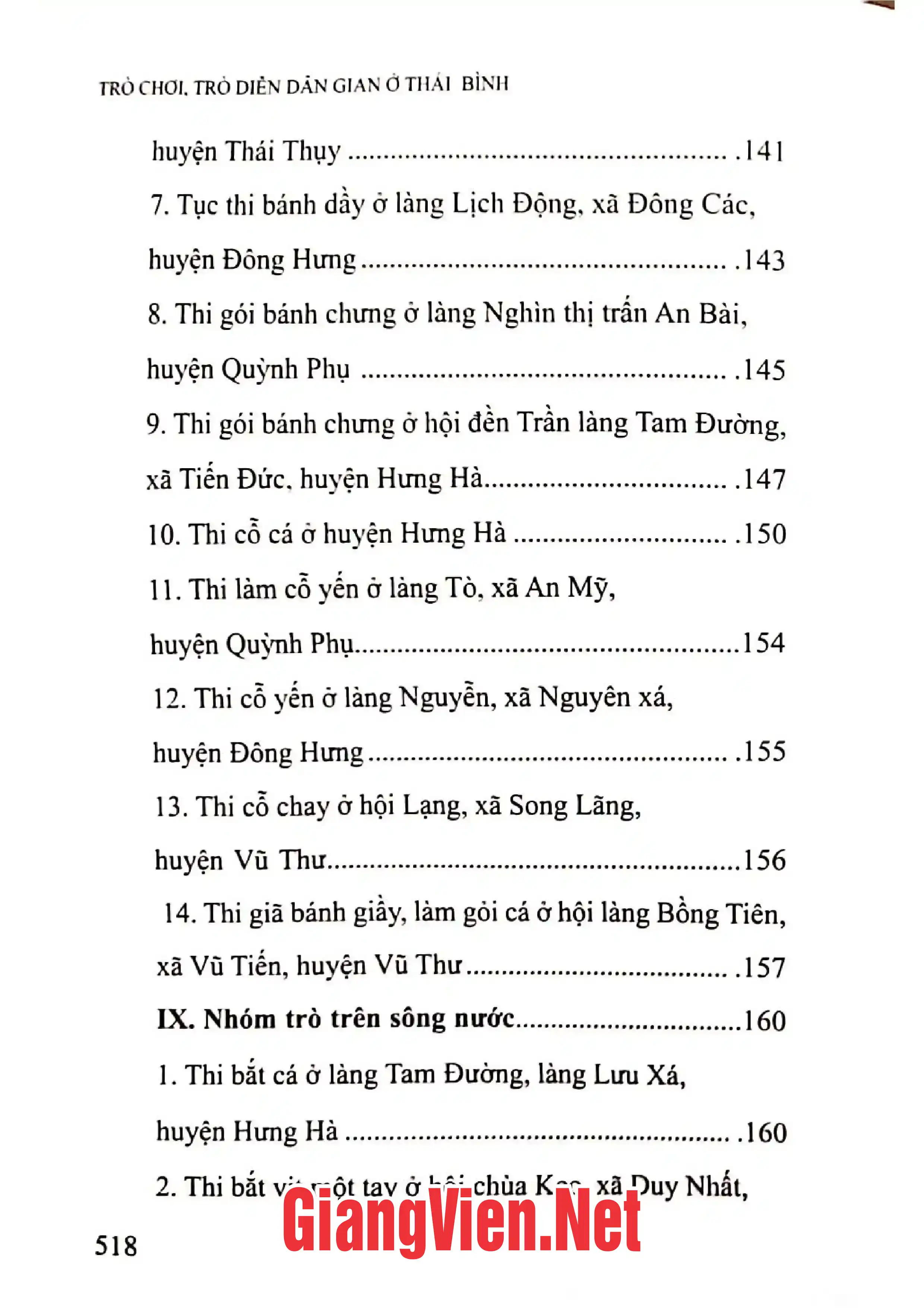 Ảnh minh họa nội dung cuốn sách: Trò chơi, trò diễn dân gian ở Thái Bình