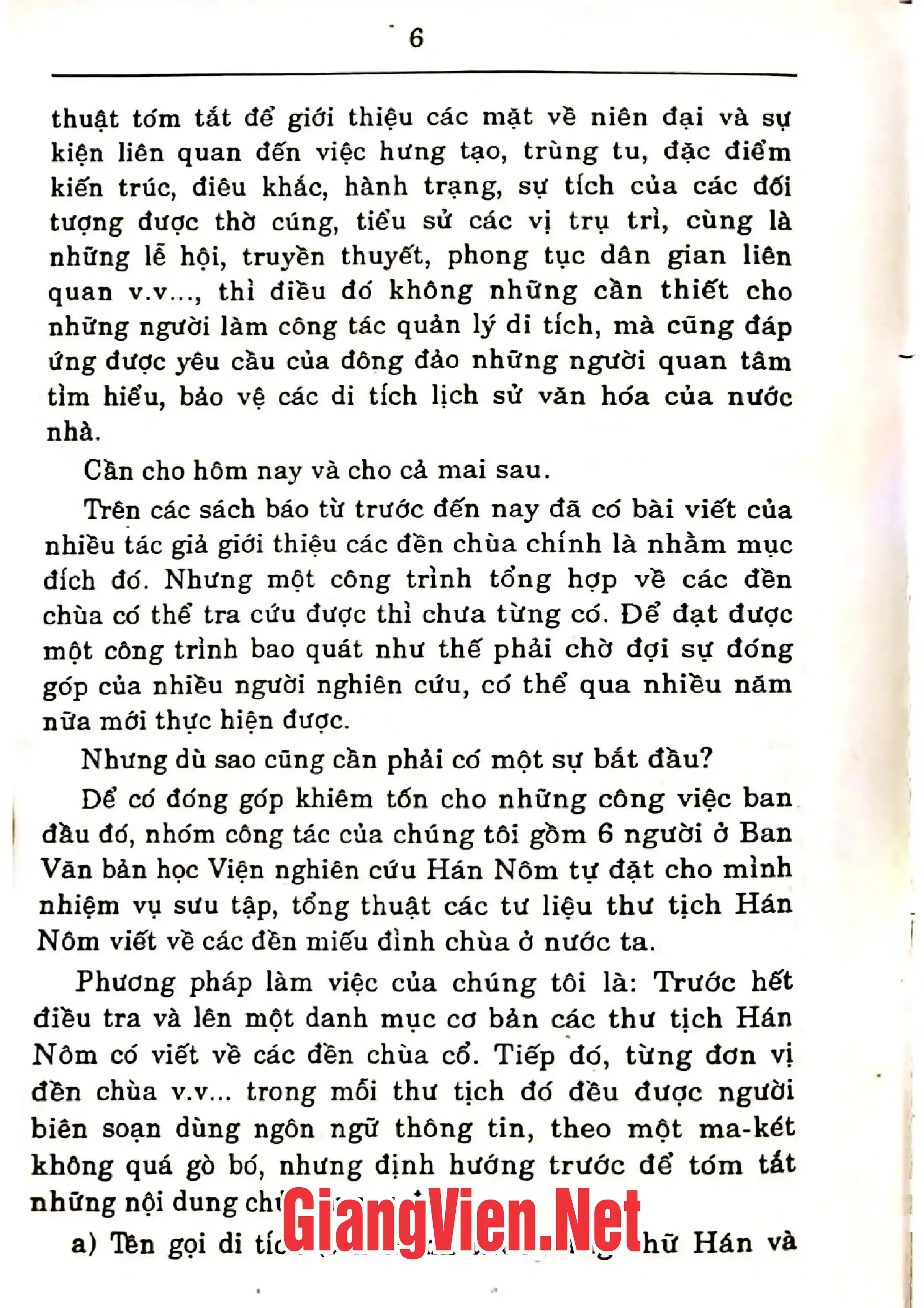 Ảnh minh họa nội dung cuốn sách: Di tích lịch sử văn hoá Việt Nam, Bảng tra tư liệu thư tịch Hán nôm