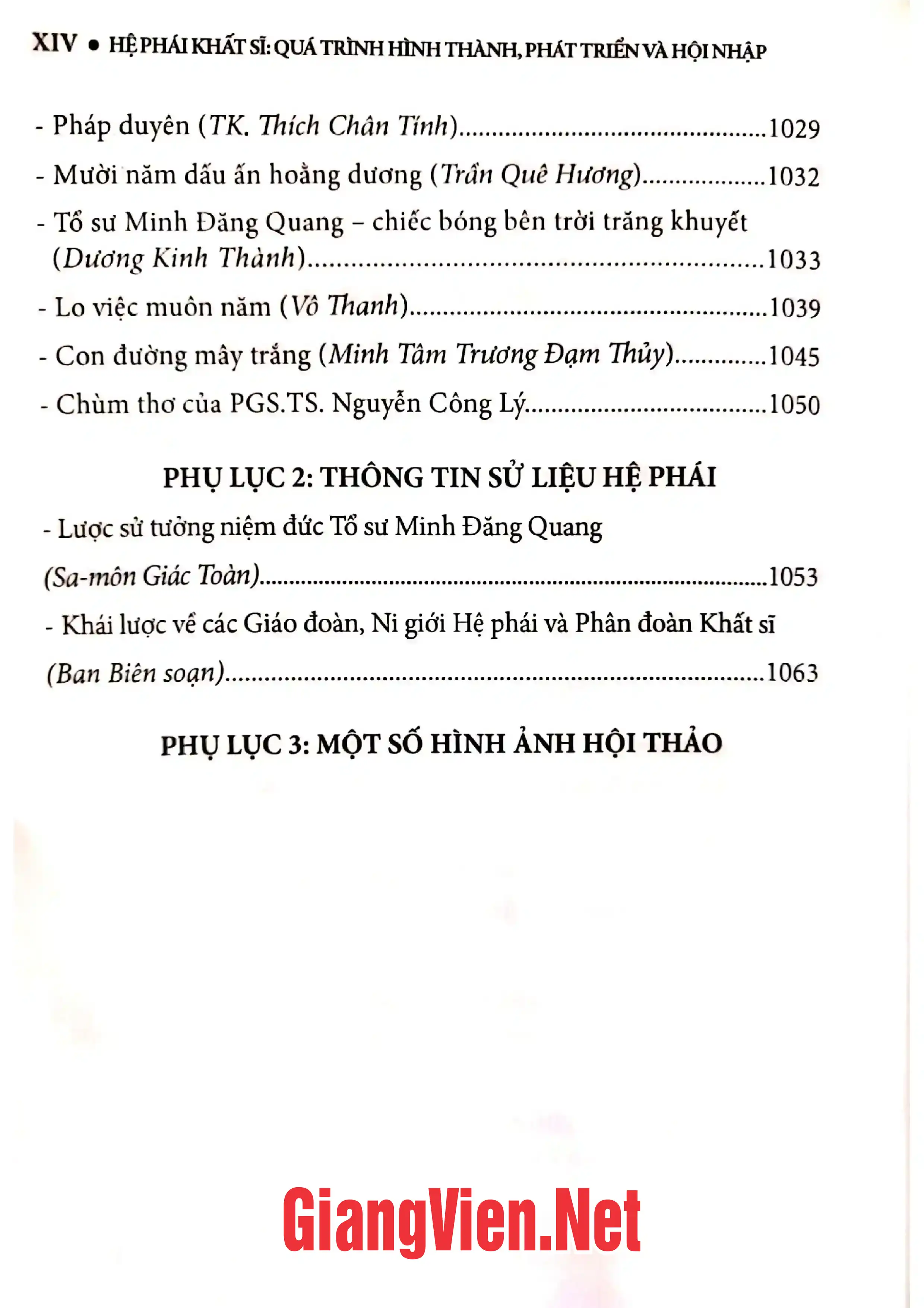 Nội dung mục lục và hình ảnh sách Bước đầu tìm hiểu đạo Cao Đài - Trang 9
