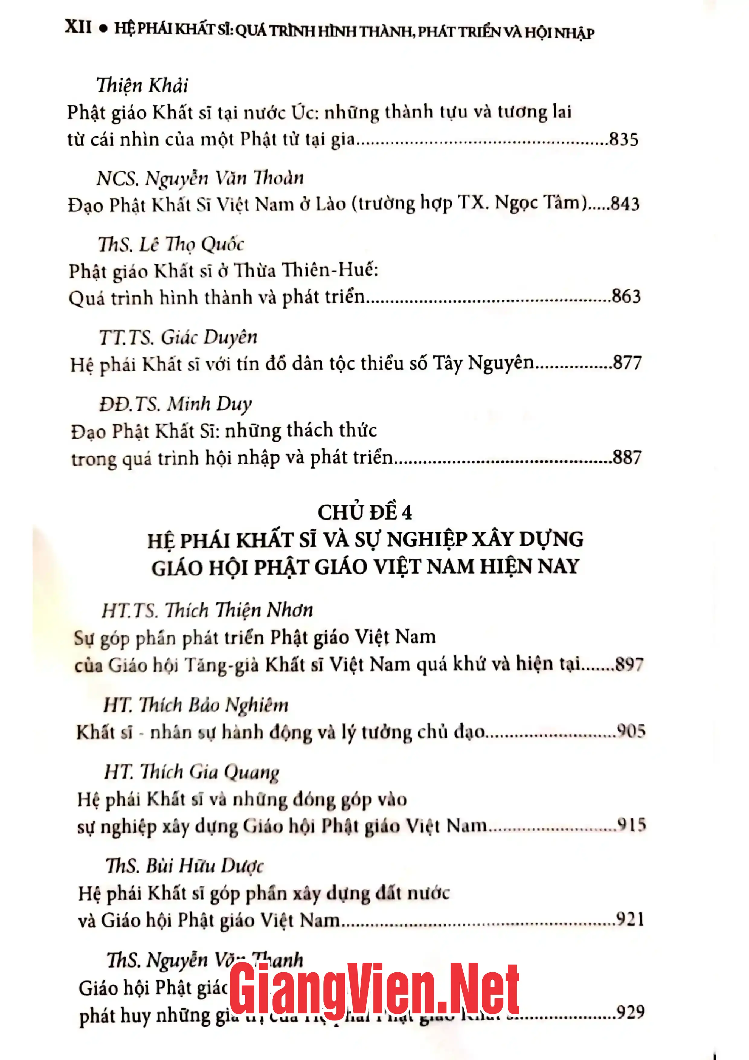 Nội dung mục lục và hình ảnh sách Bước đầu tìm hiểu đạo Cao Đài - Trang 7