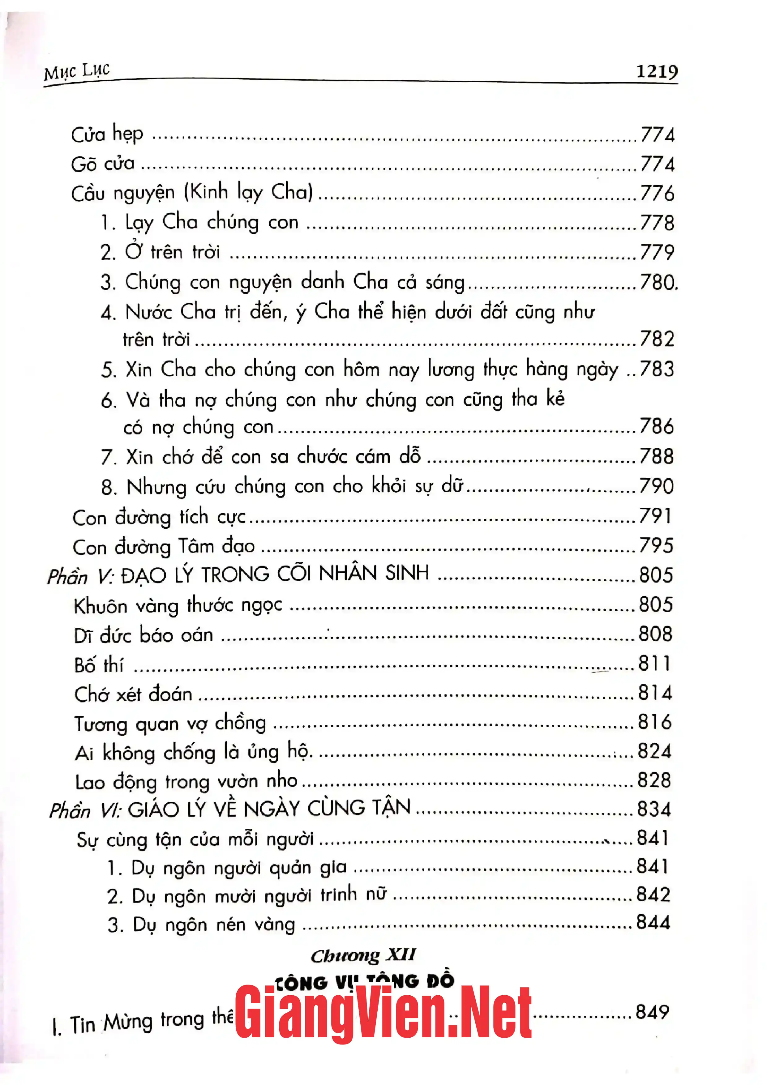 Nội dung mục lục và hình ảnh sách Công giáo và Đức Ki tô - Trang 16