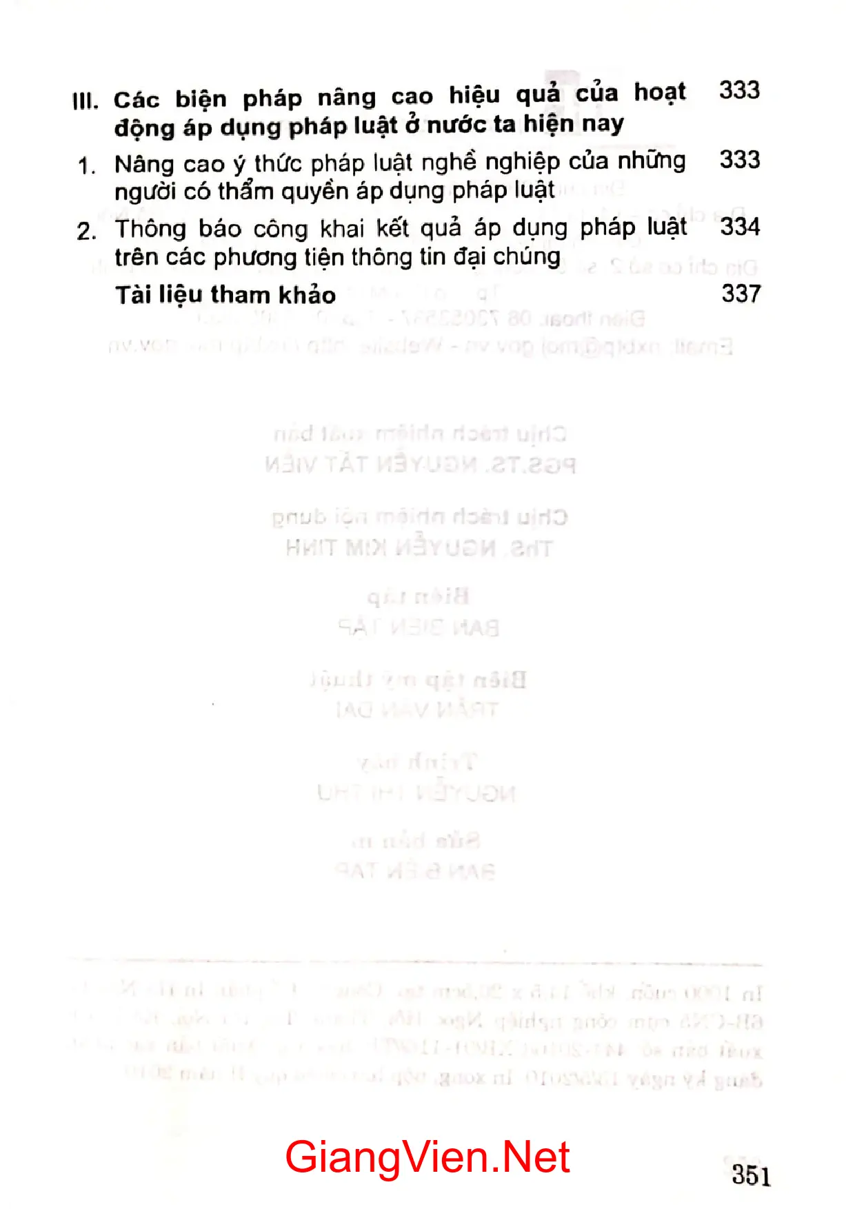 Nội dung mục lục và hình ảnh sách Xã hội học pháp luật (Quyển 2) - Trang 7