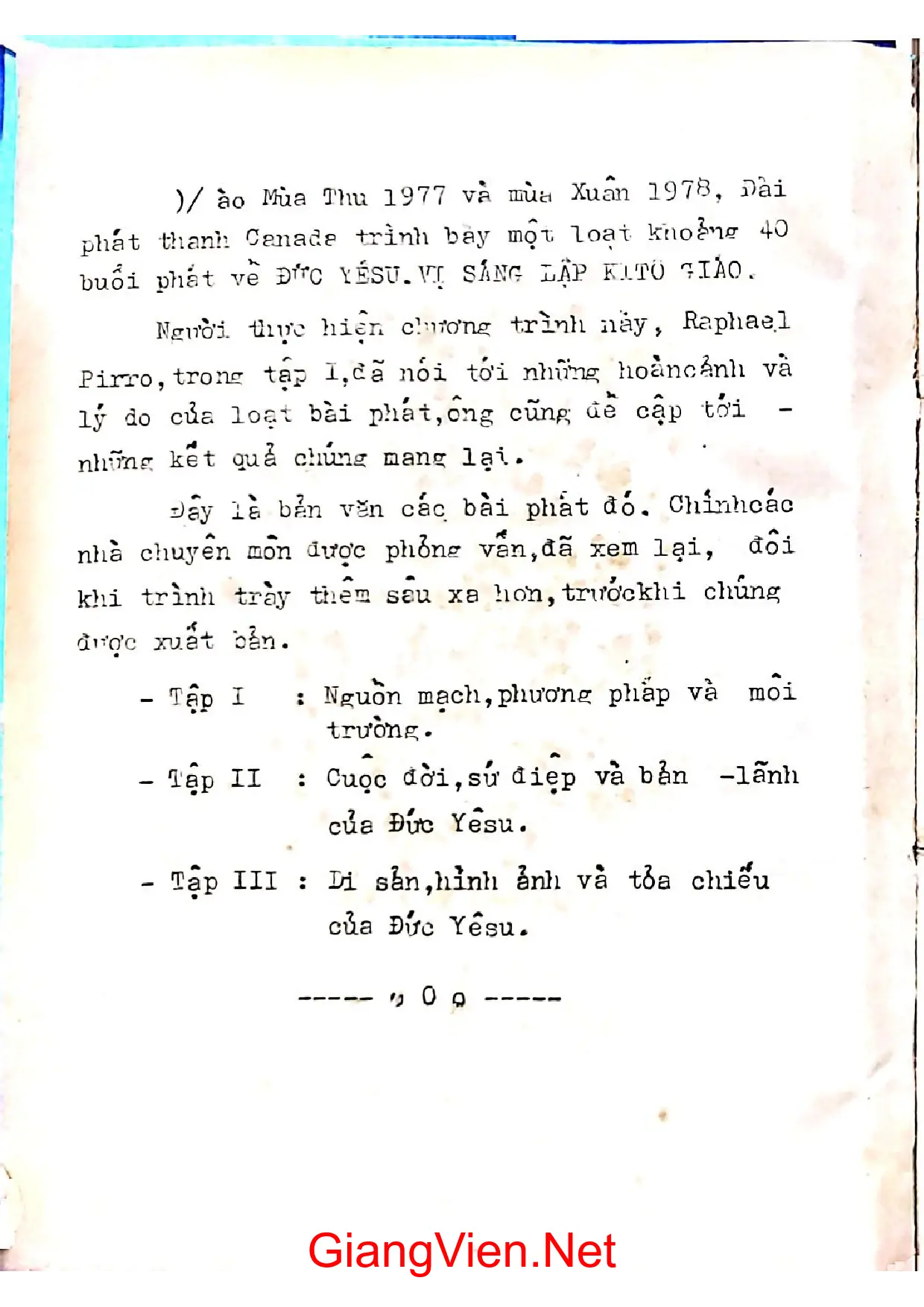 Ảnh minh họa nội dung cuốn sách: Đức Giê su ngày nay