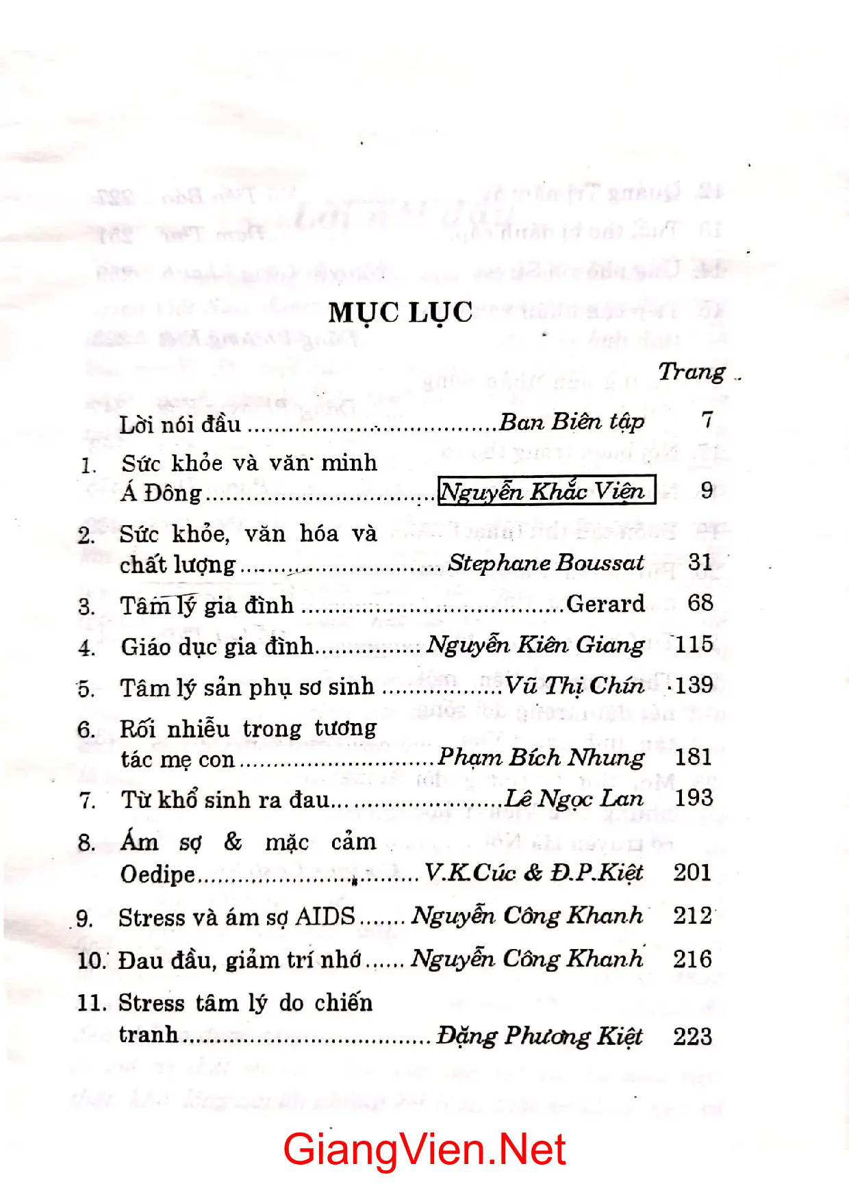 Trang bìa chính thức sách Những vấn đề tâm lý và văn hoá hiện đại