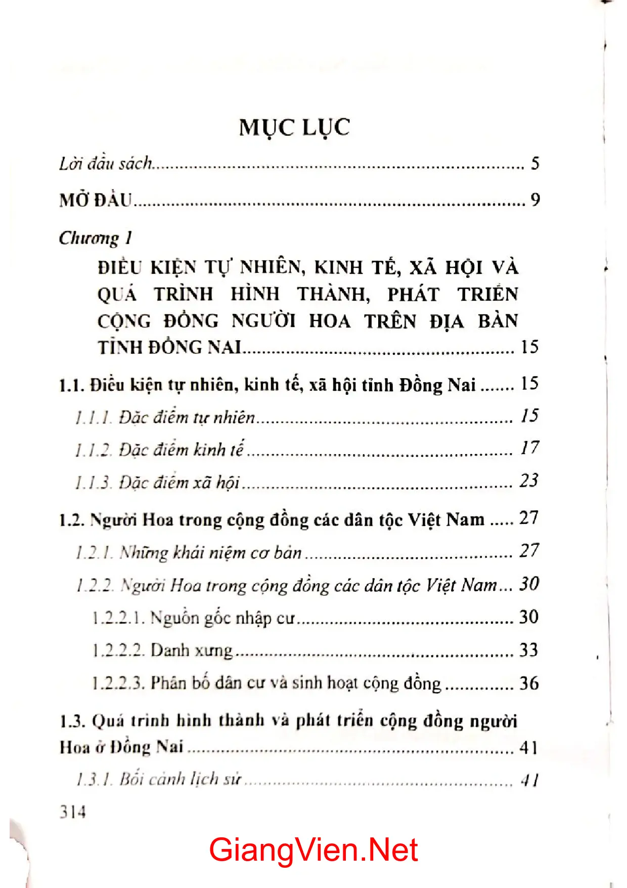 Trang bìa chính thức sách Người Hoa ở Đồng Nai