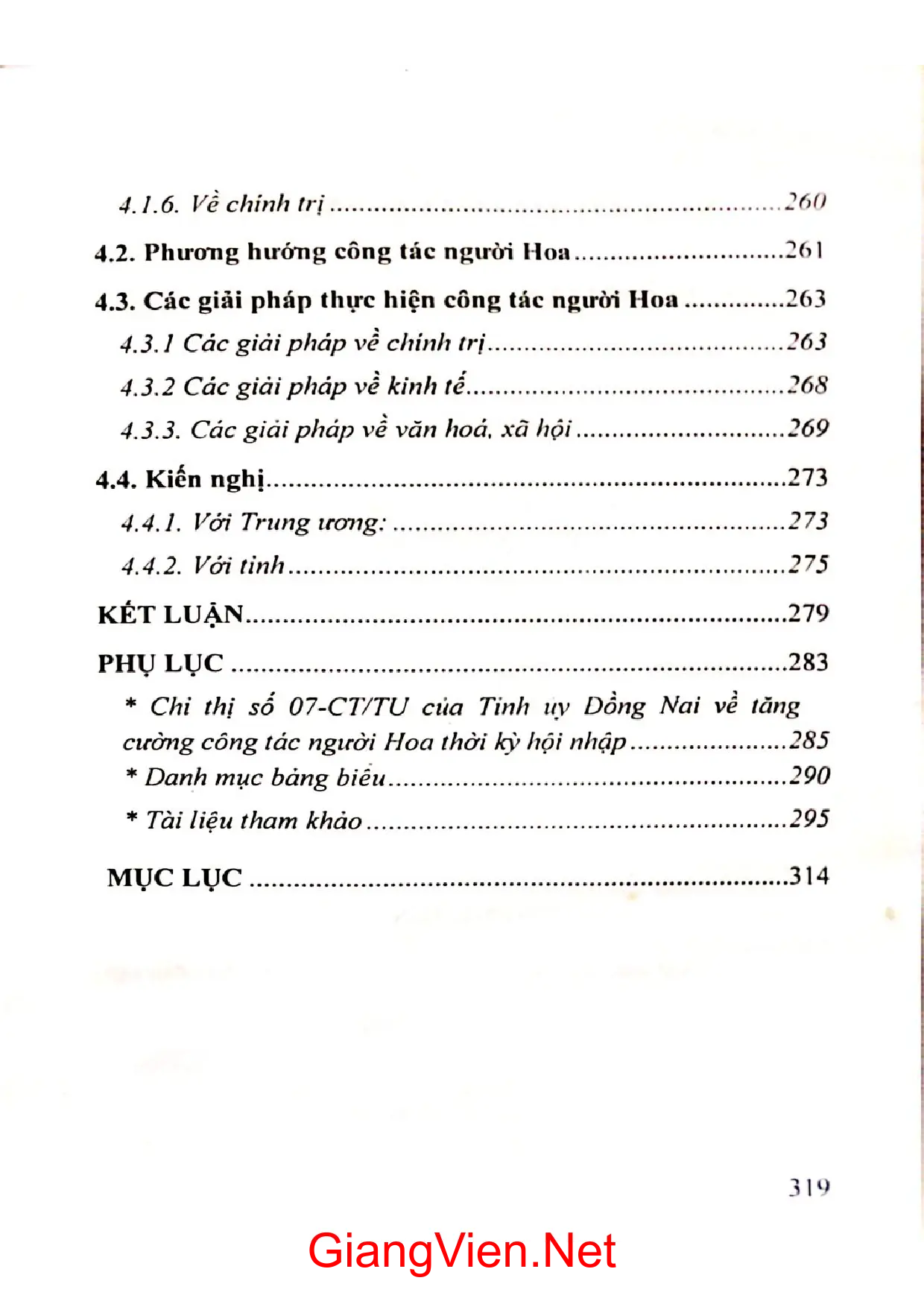Nội dung mục lục và hình ảnh sách Người Hoa ở Đồng Nai - Trang 5