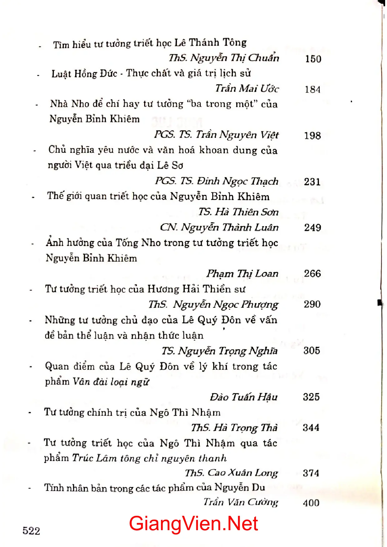 Ảnh minh họa nội dung cuốn sách: Tư tưởng Việt Nam từ thế kỷ XV đến thế kỷ XIX