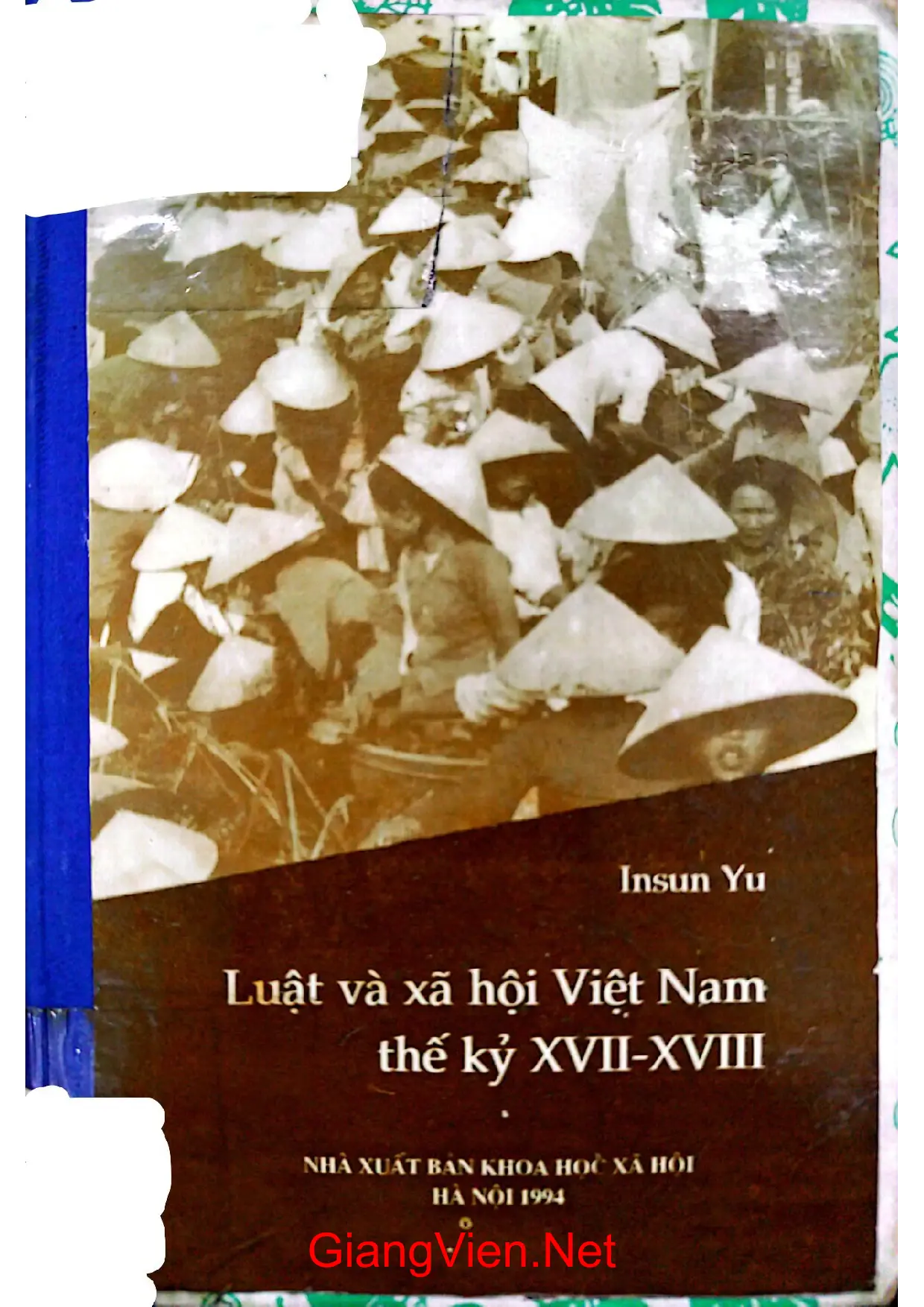 Ảnh bìa của Luật và xã hội Việt Nam thế kỷ XVII-XVIII