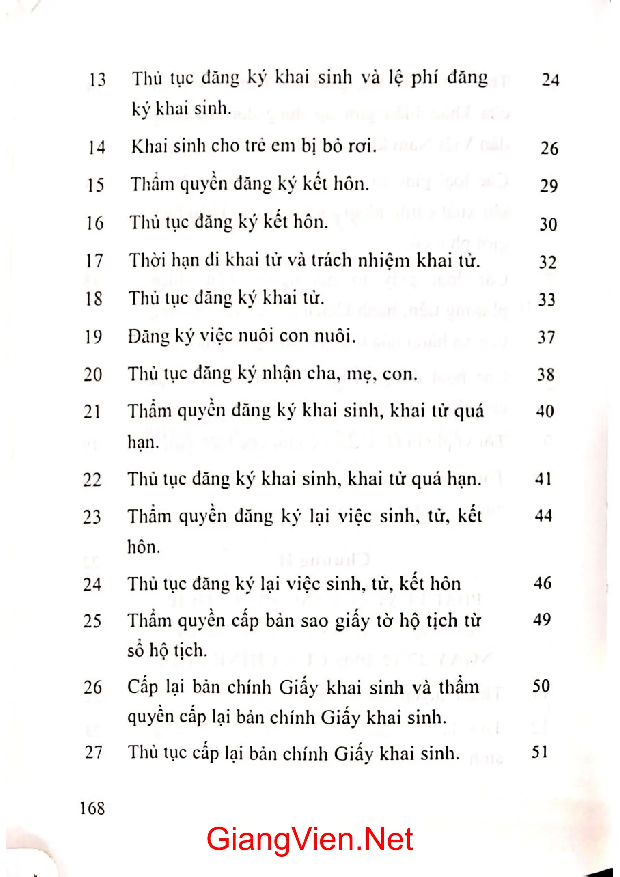 Mục lục chi tiết trang 2 sách Sổ tay phổ biến pháp luật dành cho đồng bào dân tộc thiểu số T4