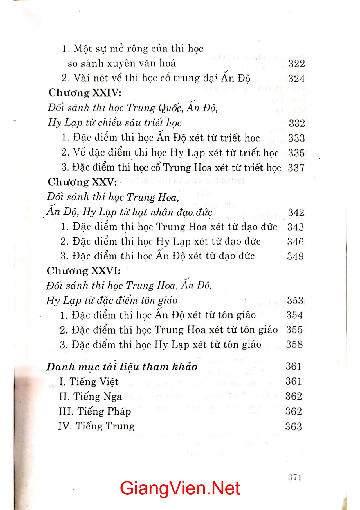 Nội dung mục lục và hình ảnh sách Vấn đề ngôi trong tiếng Việt - Trang 5