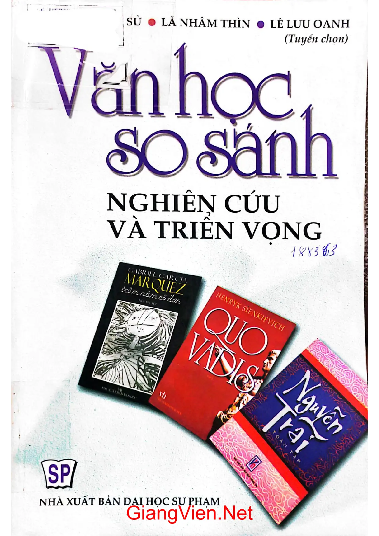Ảnh bìa của Văn học so sánh nghiên cứu và triển vọng