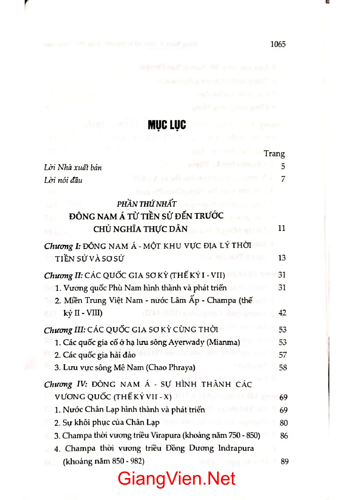 Trang bìa chính thức sách Đông Nam Á lịch sử từ nguyên thủy đến ngày nay