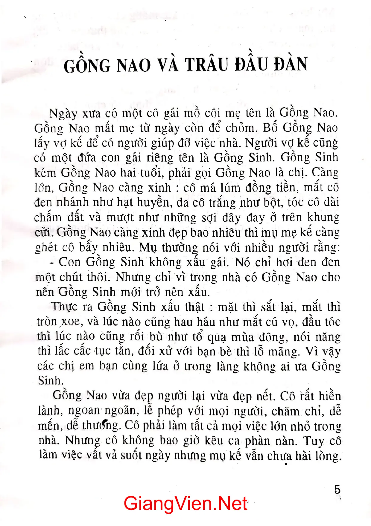 Mục lục chi tiết trang 1 sách Truyện cổ dân tộc Mông tập 2