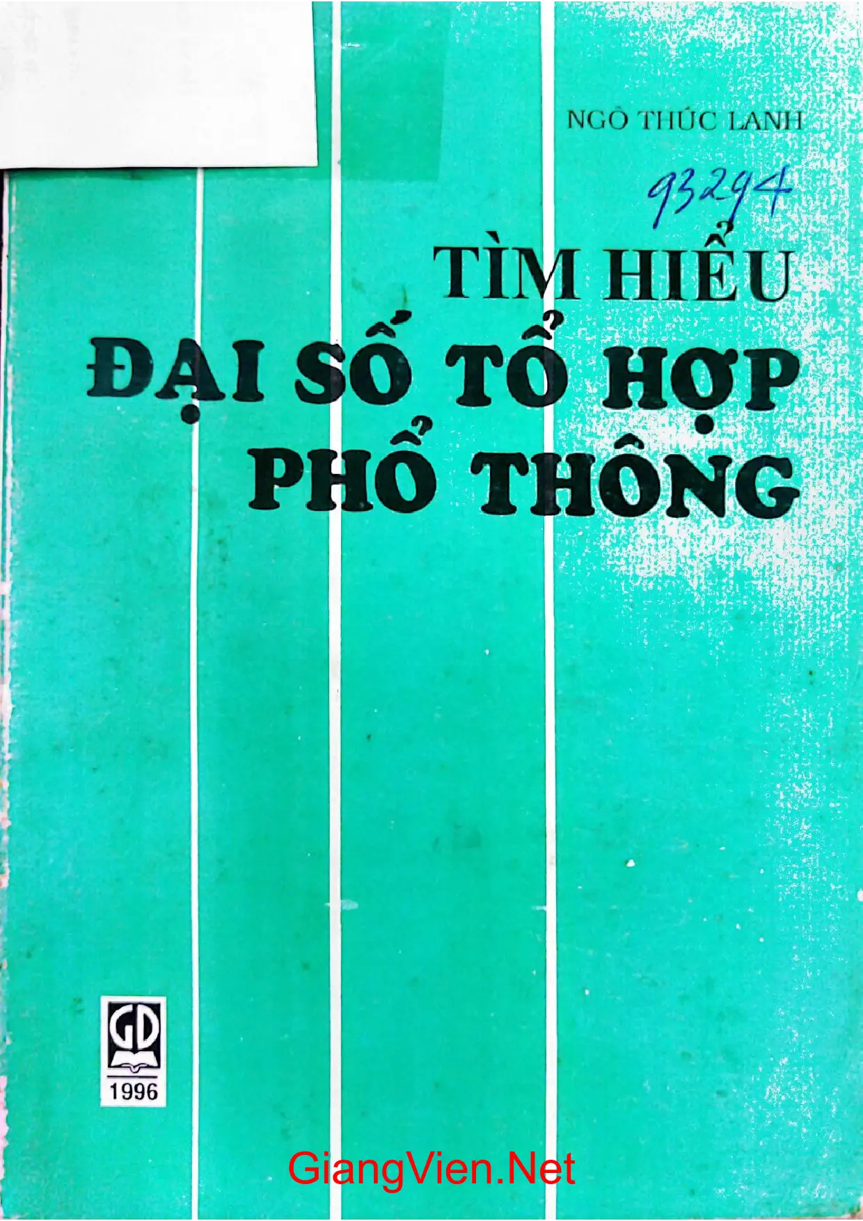 Ảnh bìa của Tìm hiểu đại số tổ hợp phổ thông