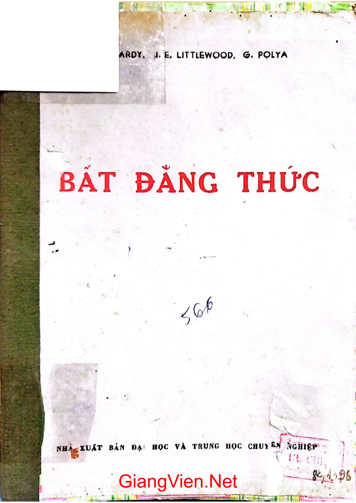 Ảnh bìa của Bất đẳng thức