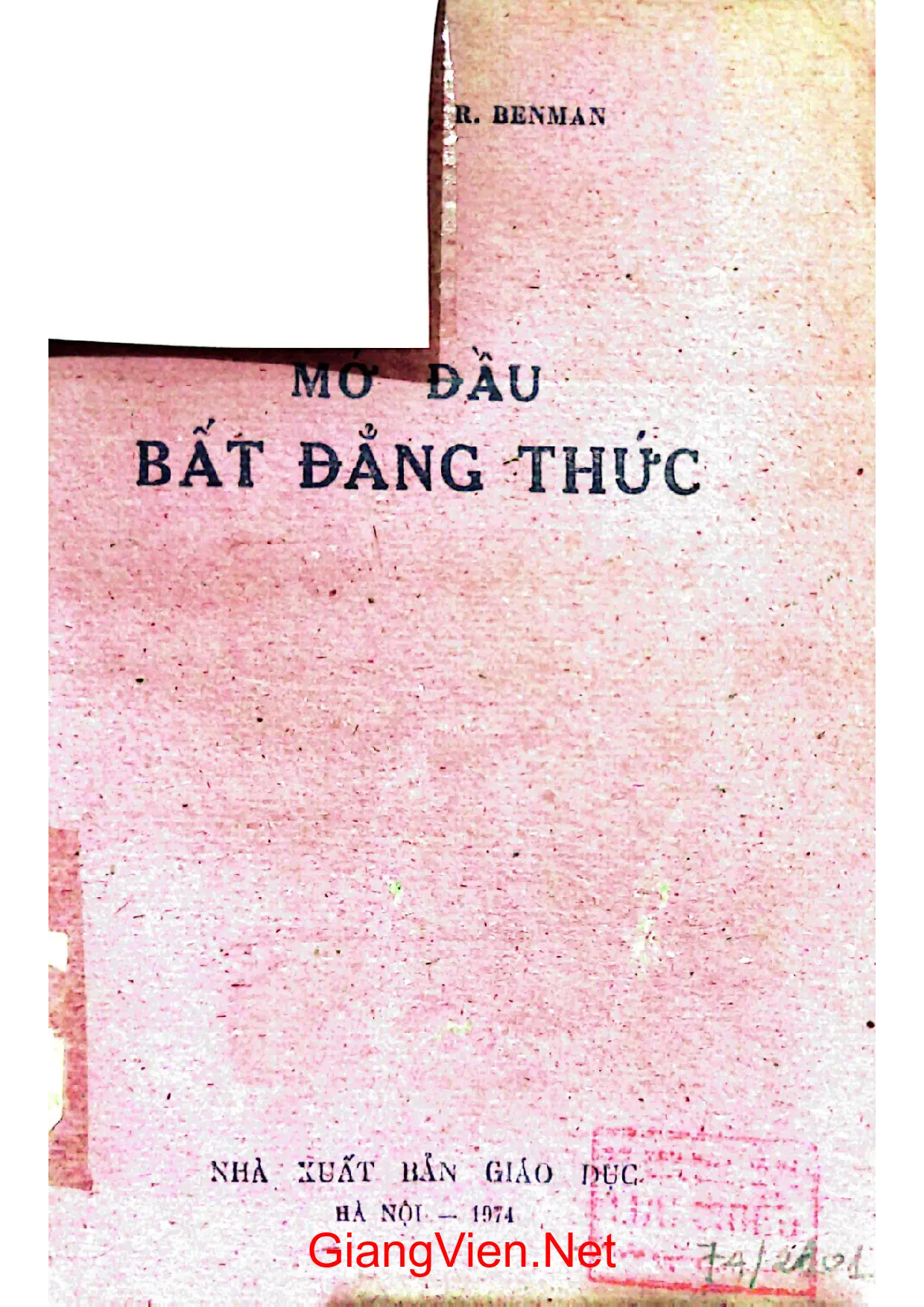 Ảnh bìa của Mở đầu Bất đẳng thức