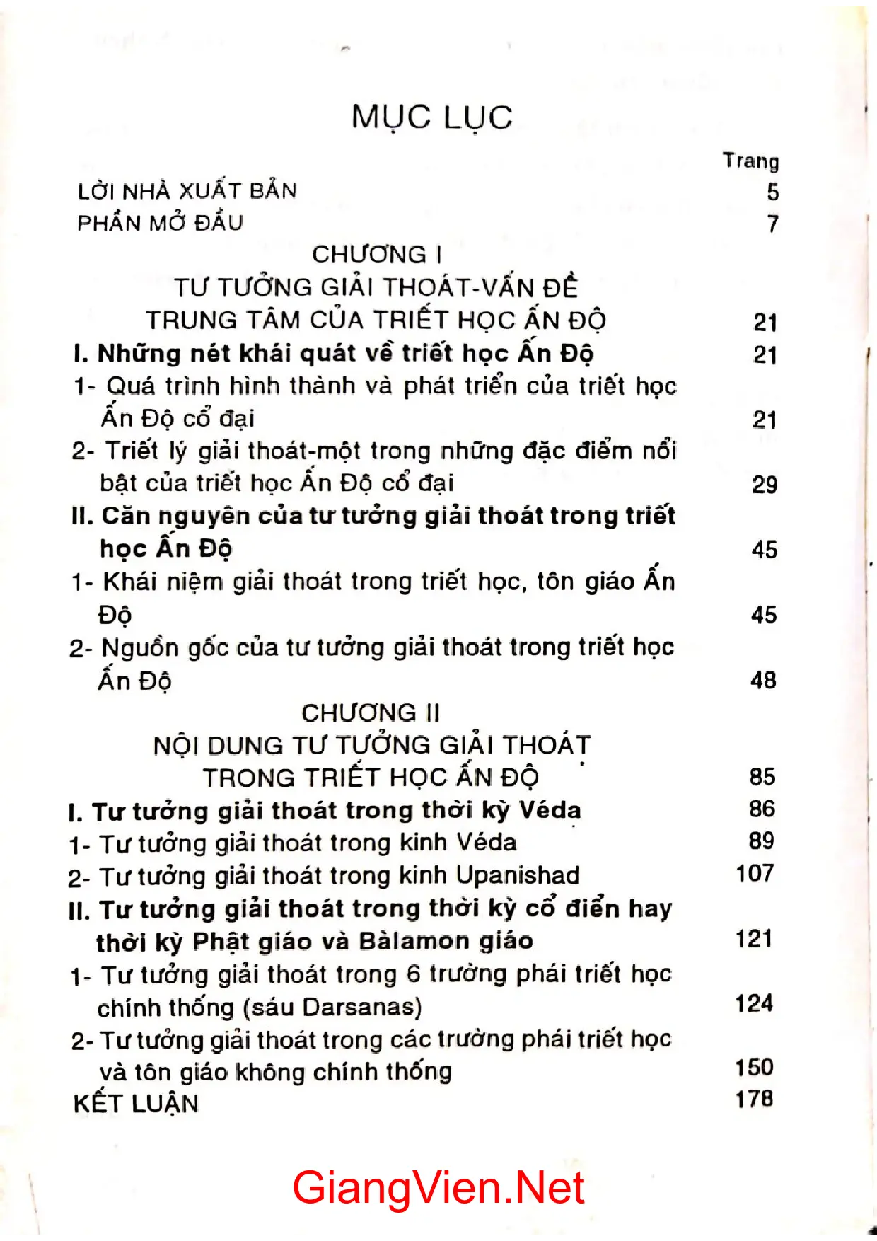 Trang bìa chính thức sách Tư tưởng giải thoát trong triết học Ấn Độ