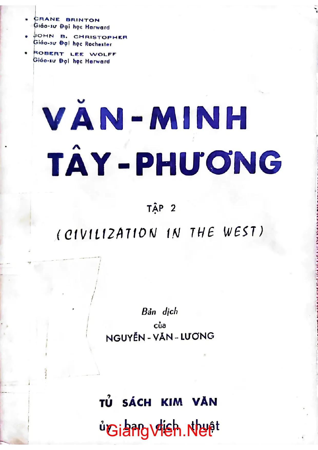 Ảnh bìa của Văn minh Tây phương tập 2