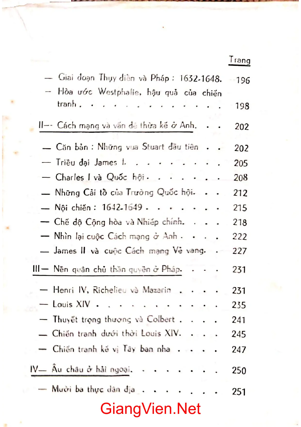 Nội dung mục lục và hình ảnh sách Văn minh Tây phương tập 2 - Trang 5