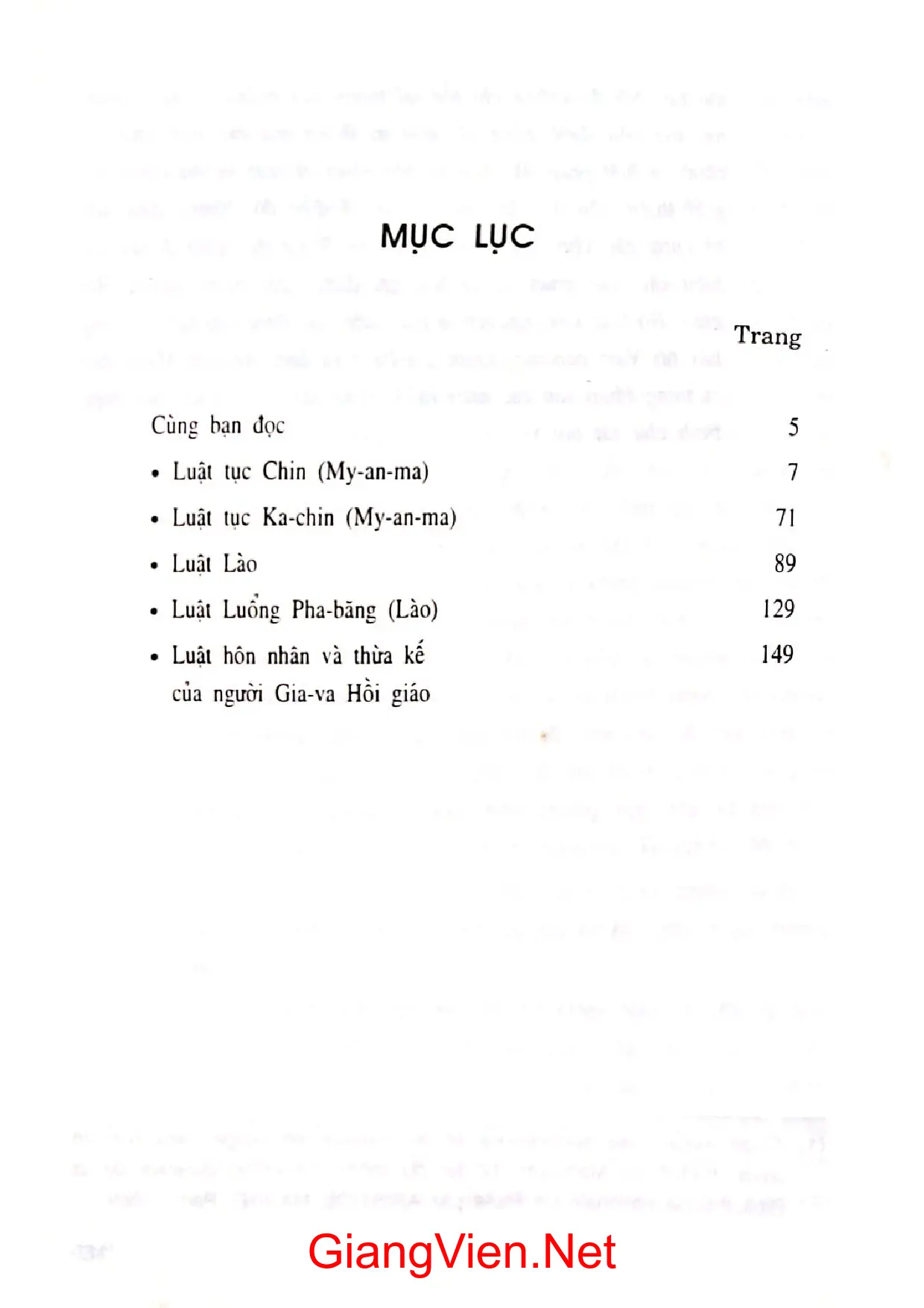 Trang bìa chính thức sách Một số luật tục và luật cổ ở Đông Nam Á