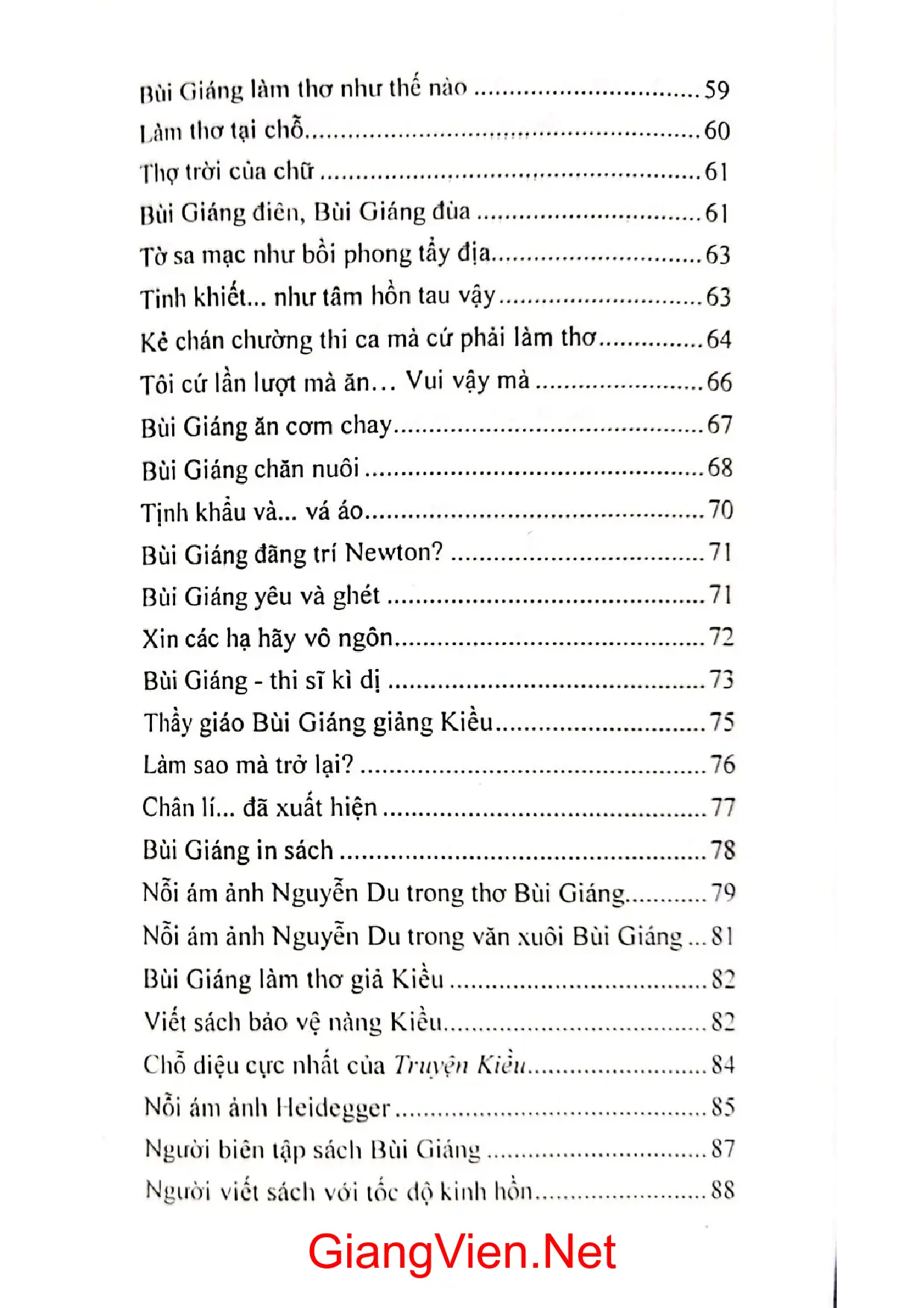 Ảnh minh họa nội dung cuốn sách: Bùi Giáng qua 99 giai thoại