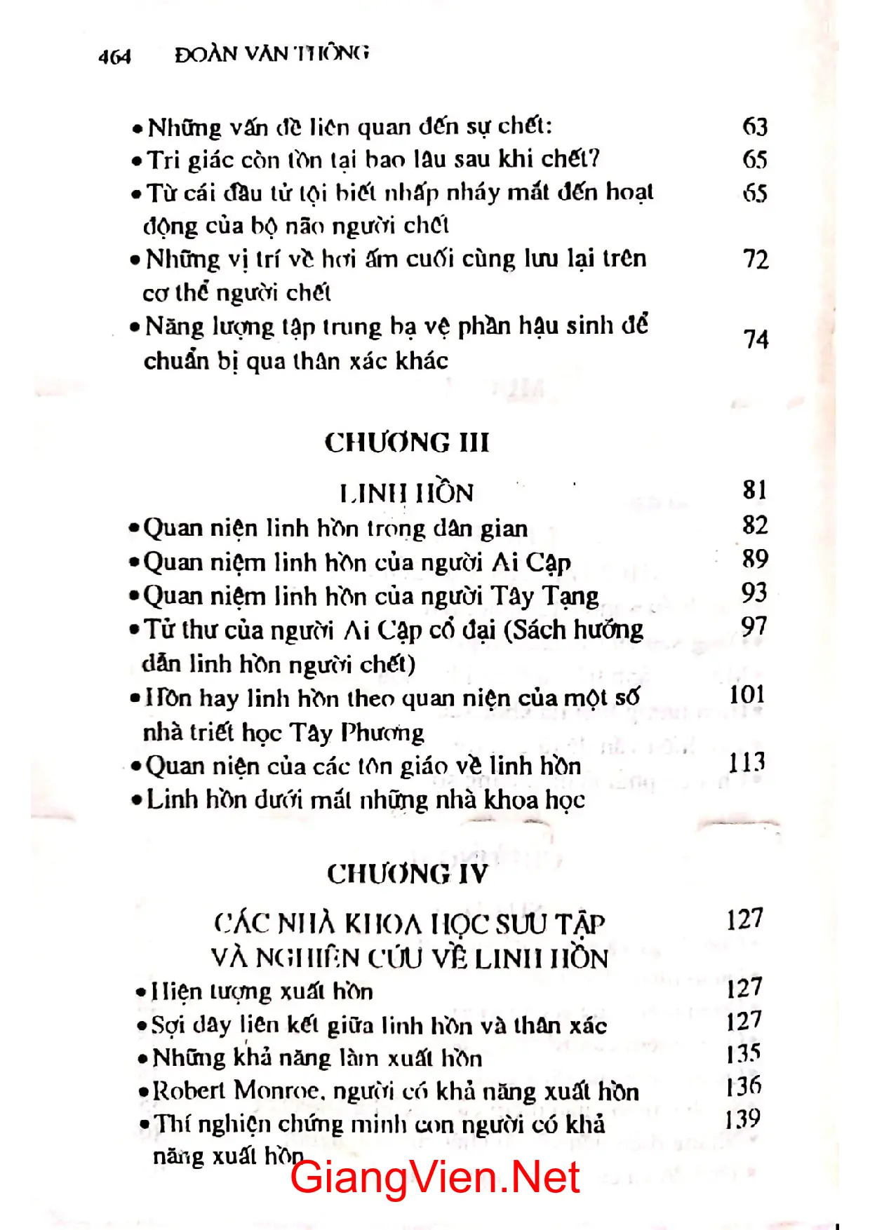 Mục lục chi tiết trang 1 sách Những bí ẩn sau cõi chết