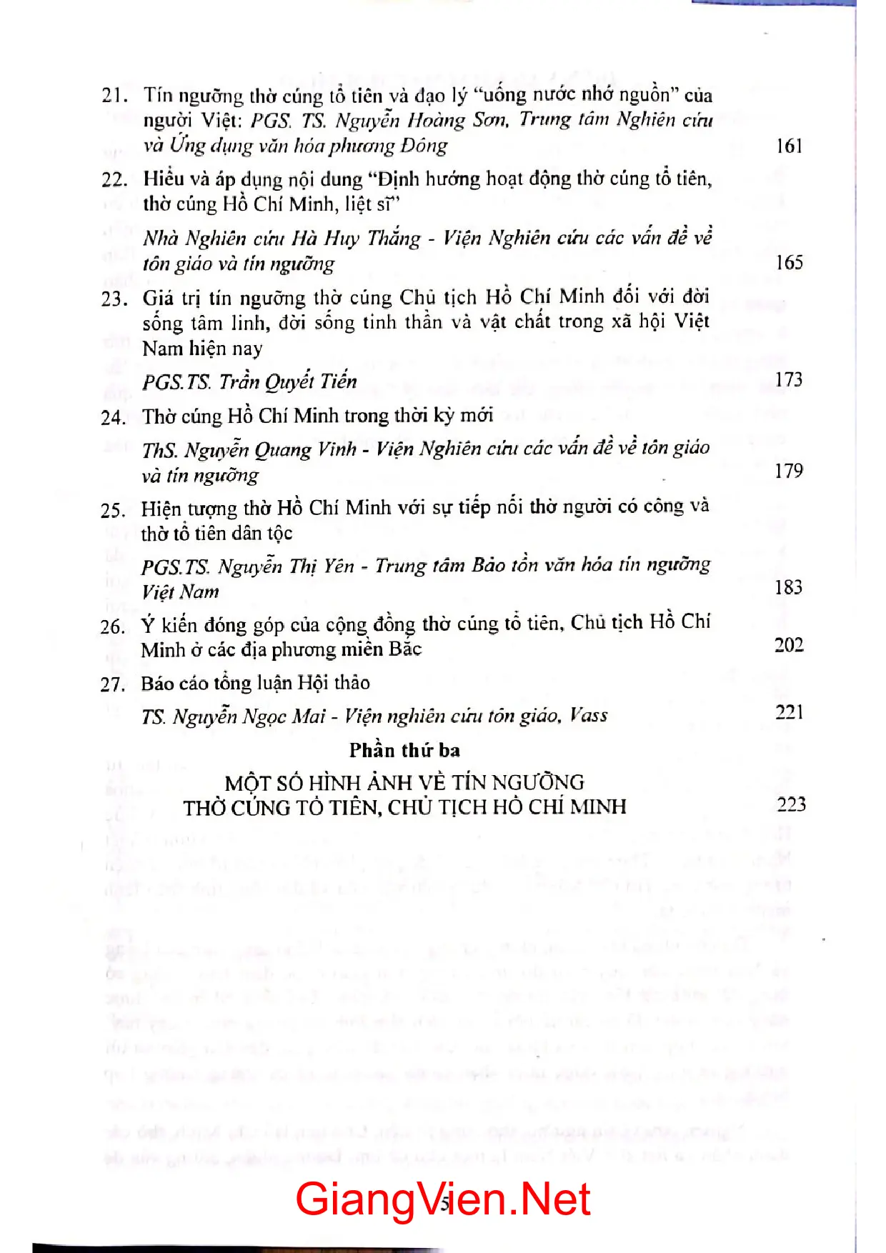Ảnh minh họa nội dung cuốn sách: Kỷ yếu Thờ cúng Chủ tịch Hồ Chí Minh các anh hùng liệt sĩ trong dòng chảy văn hóa tâm linh dân tộc Việt Nam hiện nay