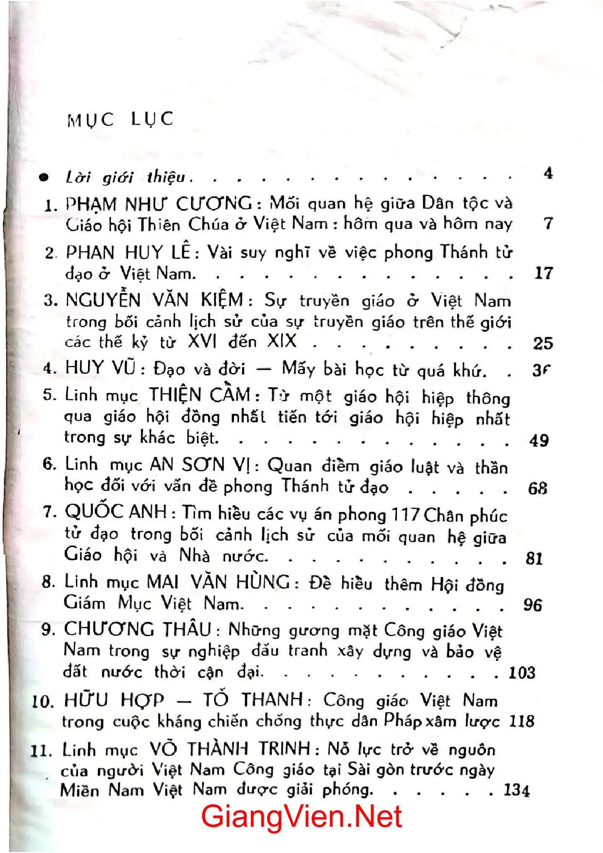 Trang bìa chính thức sách Vấn đề phong thánh tử đạo và lịch sử dân tộc
