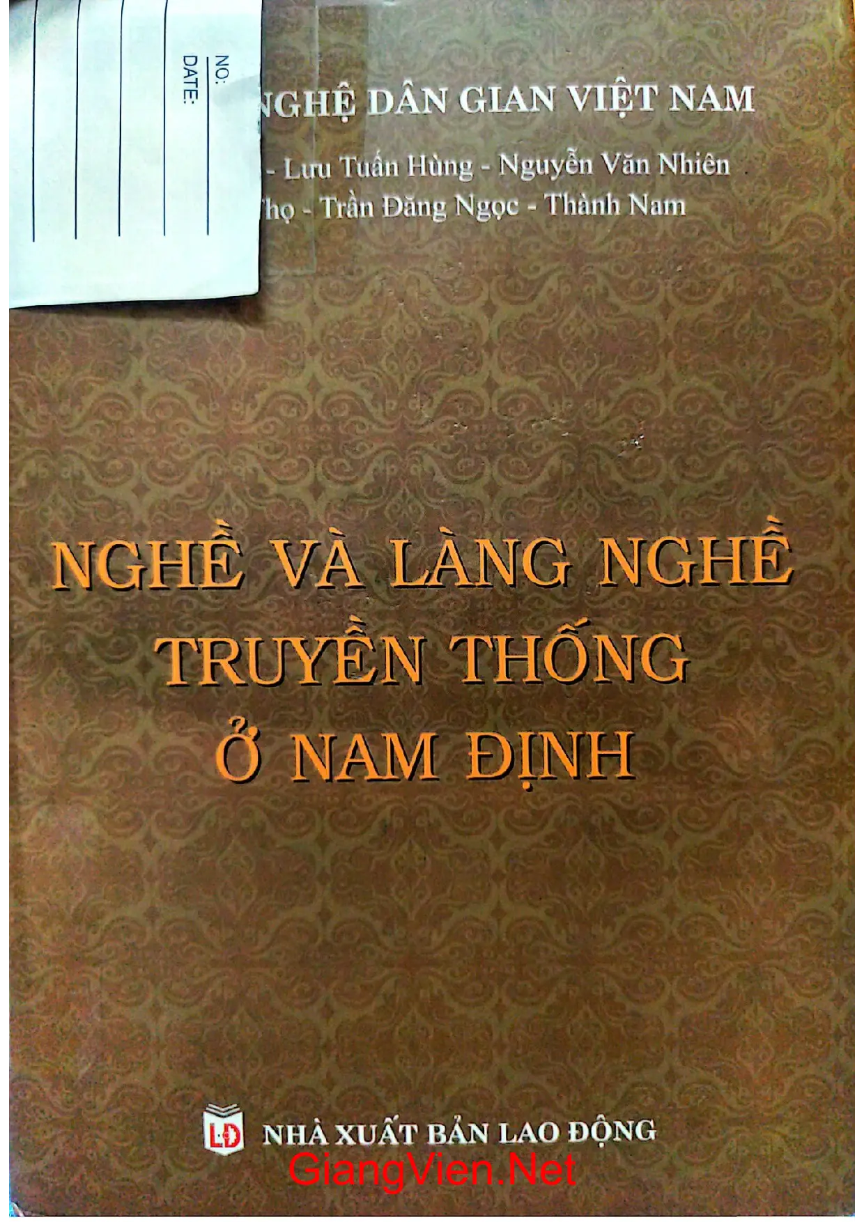 Ảnh bìa của Nghề và làng nghề truyền thống Nam Định