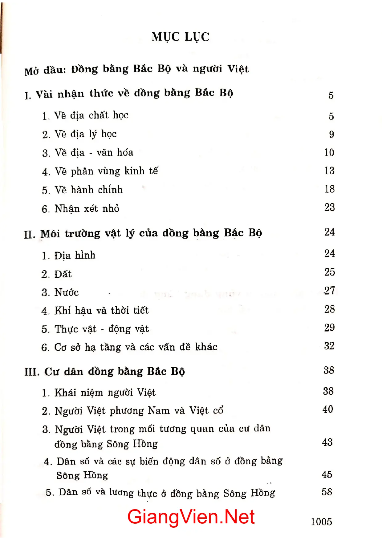 Trang bìa chính thức sách Người Việt ở đồng bằng Bắc bộ