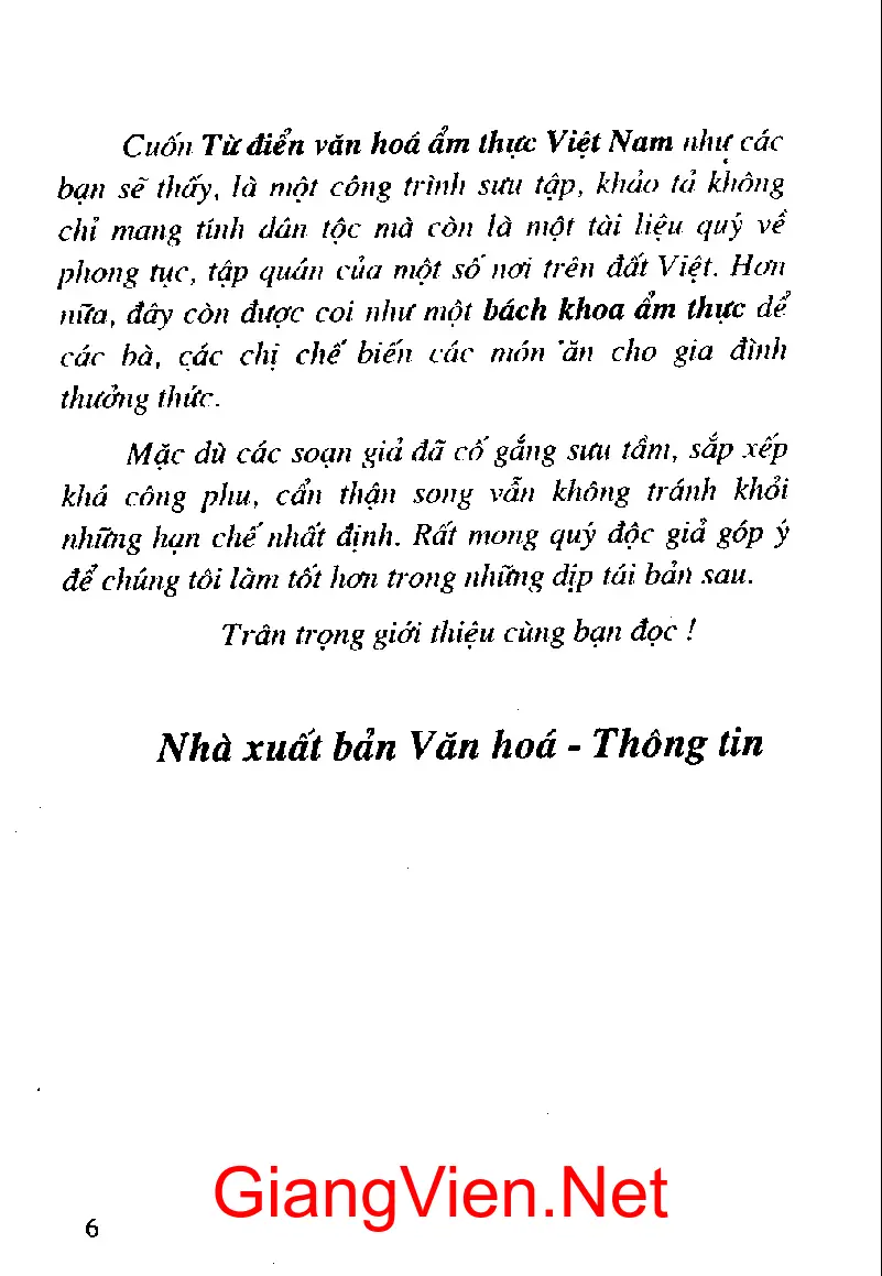 Ảnh minh họa nội dung cuốn sách: Từ điển văn hóa ẩm thực Việt Nam