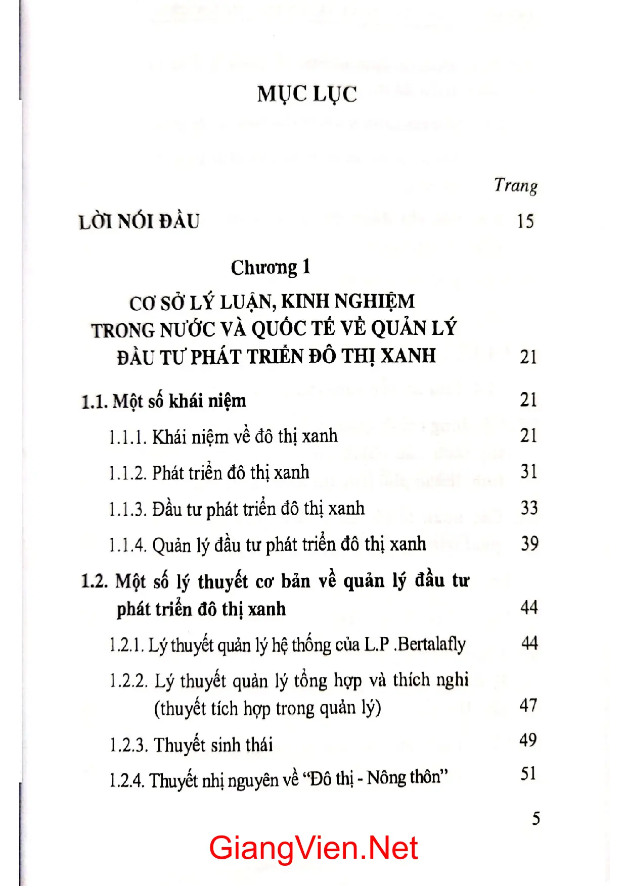 Ảnh minh họa nội dung cuốn sách: Quản lý đầu tư phát triển đô thị xanh ở thành phố Hà Nội