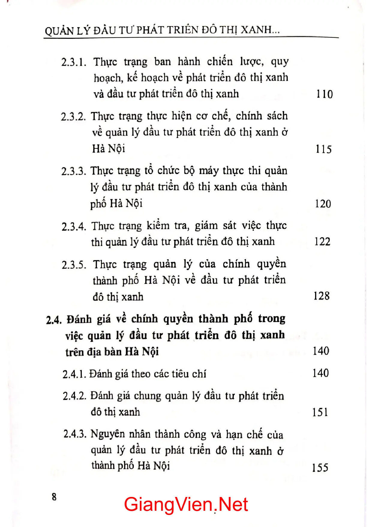 Ảnh minh họa nội dung cuốn sách: Quản lý đầu tư phát triển đô thị xanh ở thành phố Hà Nội