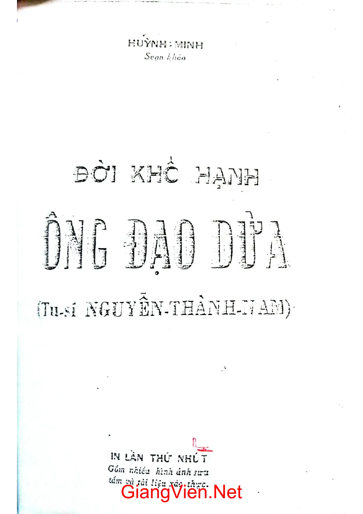 Ảnh bìa của Đời khổ hạnh đạo Dừa