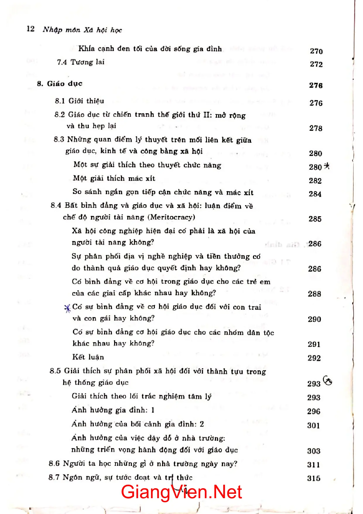Nội dung mục lục và hình ảnh sách Nhập môn xã hội học - Trang 5