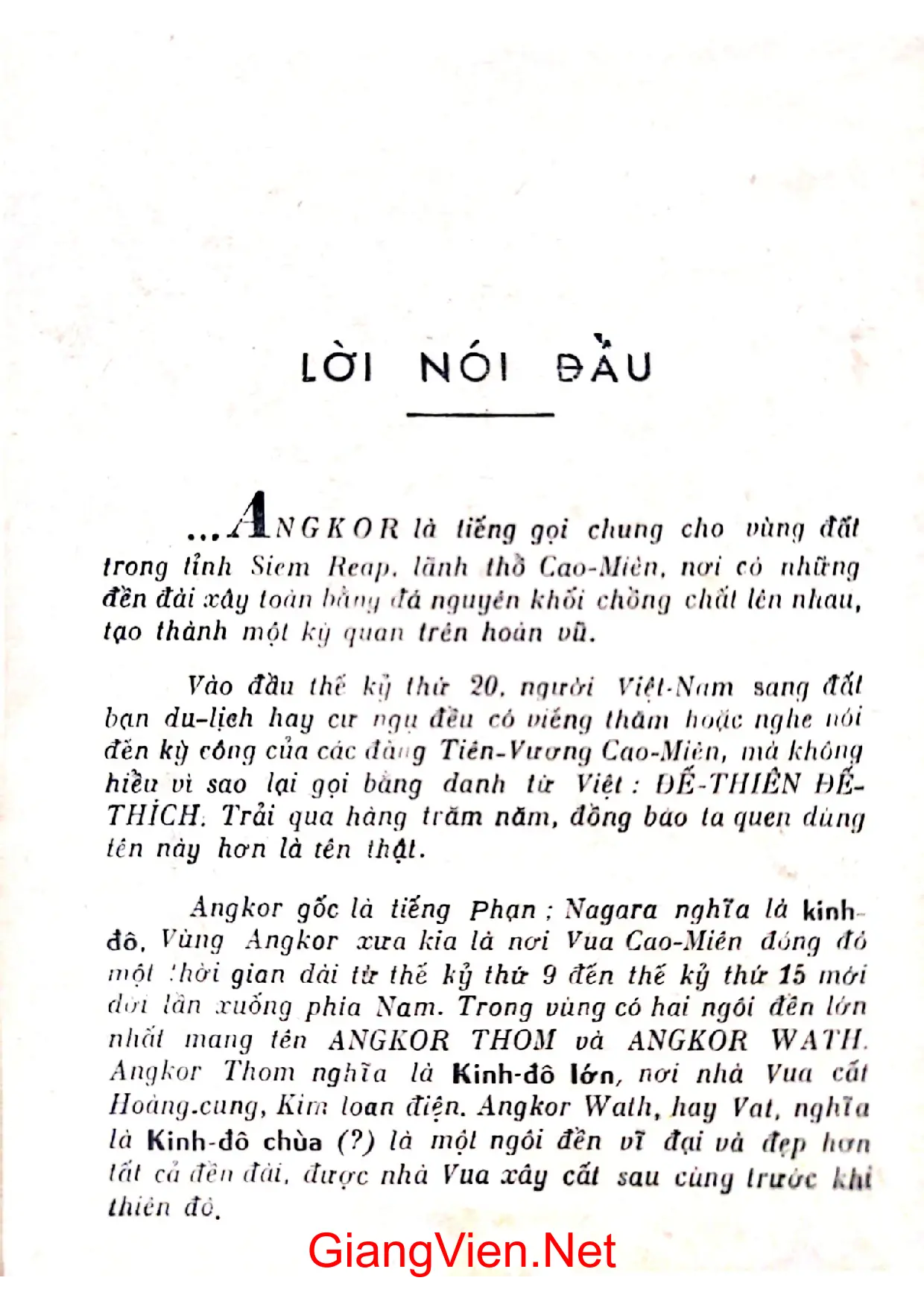 Mục lục chi tiết trang 1 sách Angkor Đế thiên đế thích