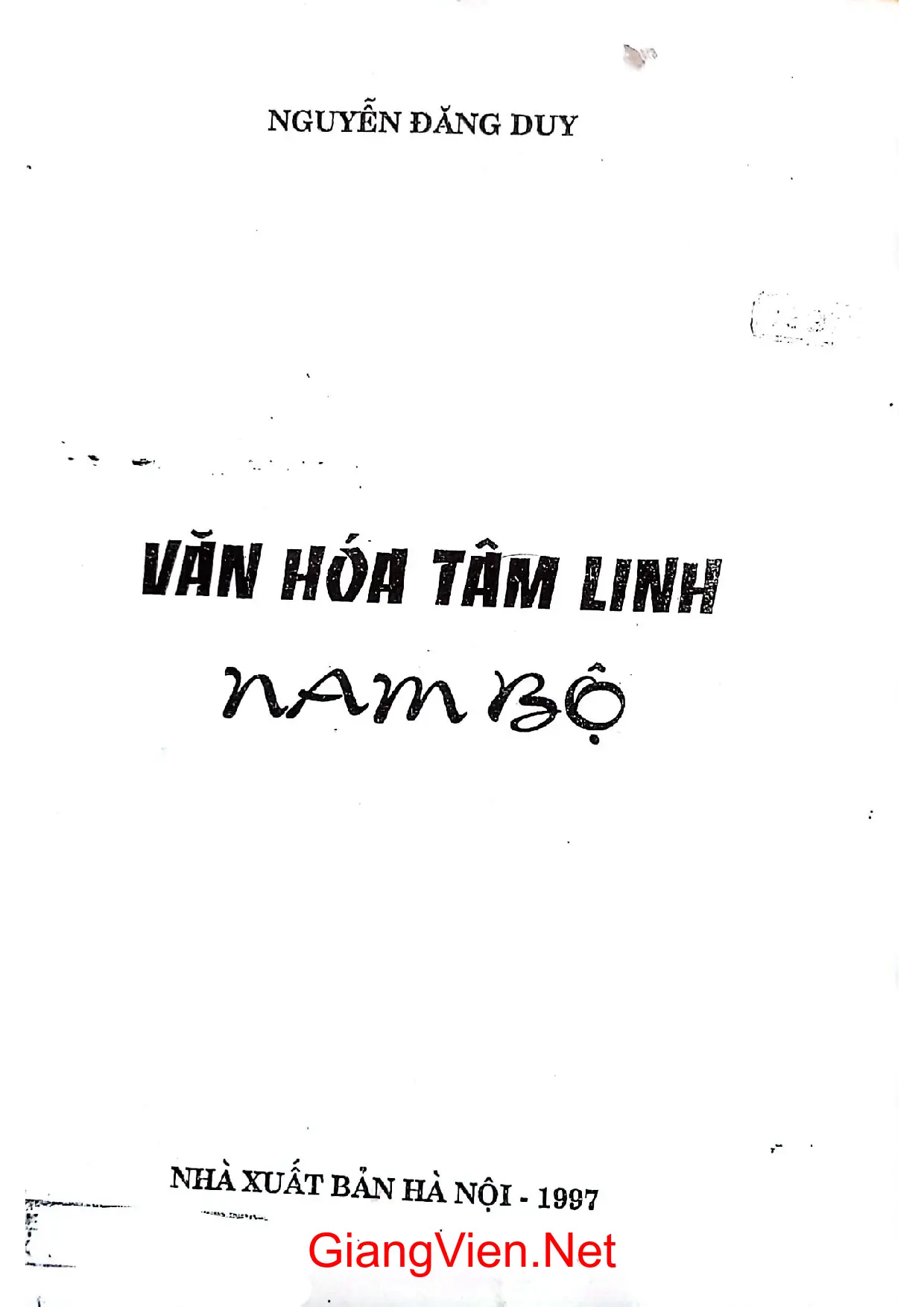 Ảnh bìa của Văn hóa tâm linh Nam bộ