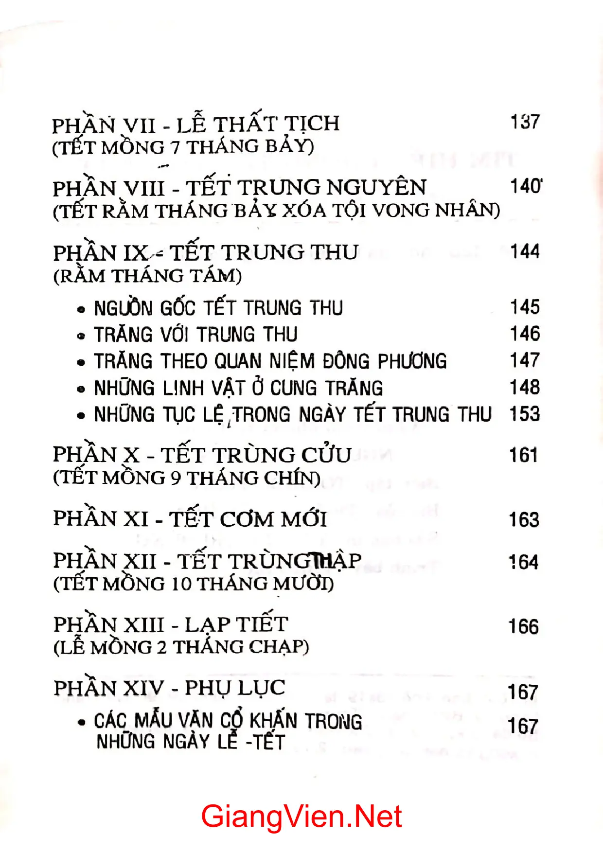 Mục lục chi tiết trang 3 sách Tìm hiểu phong tục Việt Nam qua tết lễ hội hè