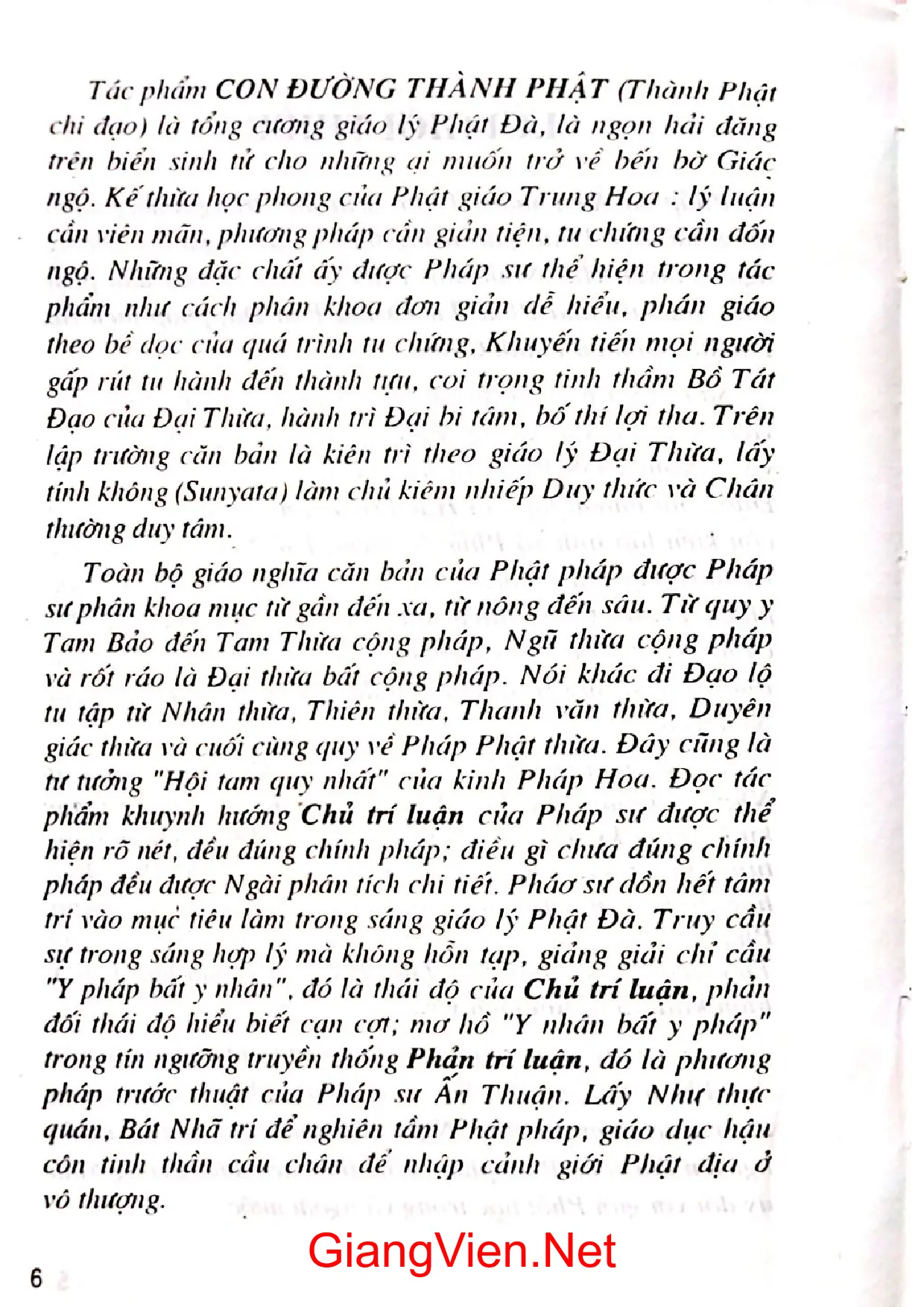 Mục lục chi tiết trang 2 sách Con đường thành phật