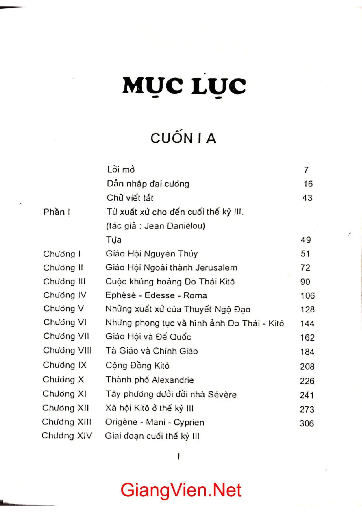 Ảnh minh họa nội dung cuốn sách: Bộ tân lịch sử Giáo hội cuốn IA từ xuất xứ đến cuối thế kỷ 303 trước CN