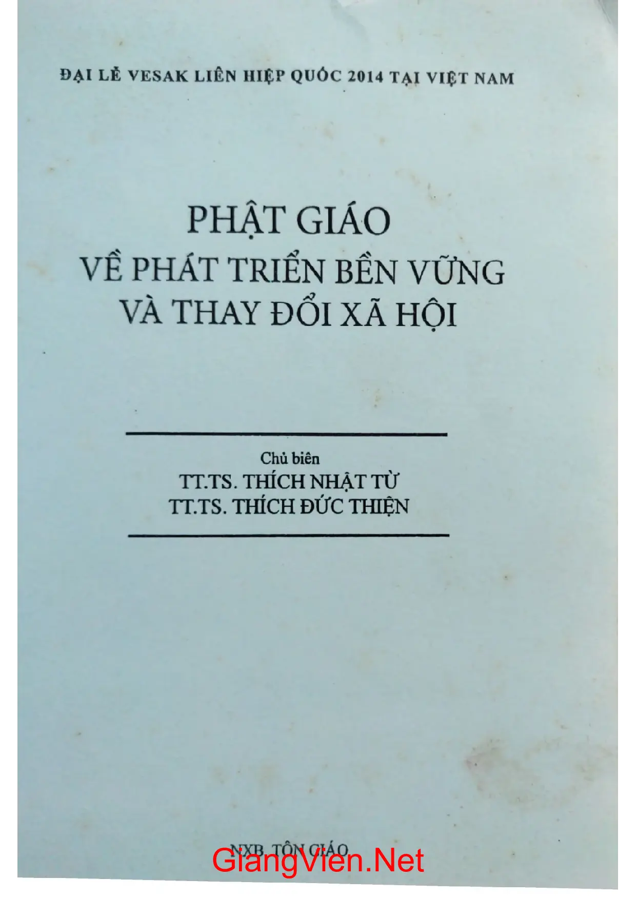 Ảnh bìa của Phật giáo về phát triển bền vững và thay đổi xã hội