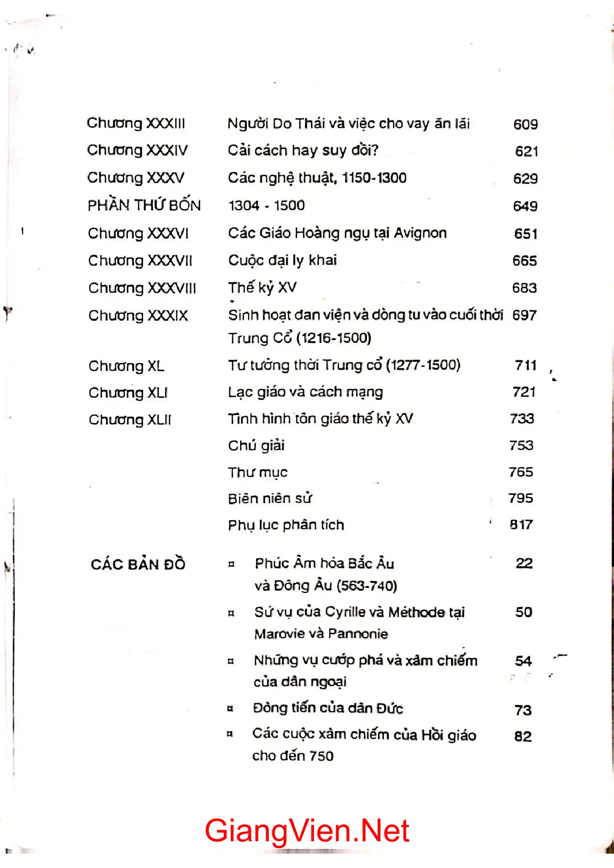 Ảnh minh họa nội dung cuốn sách: Bộ tân lịch sử giáo hội cuốn II A phần 1 từ năm 604 đến năm 1198