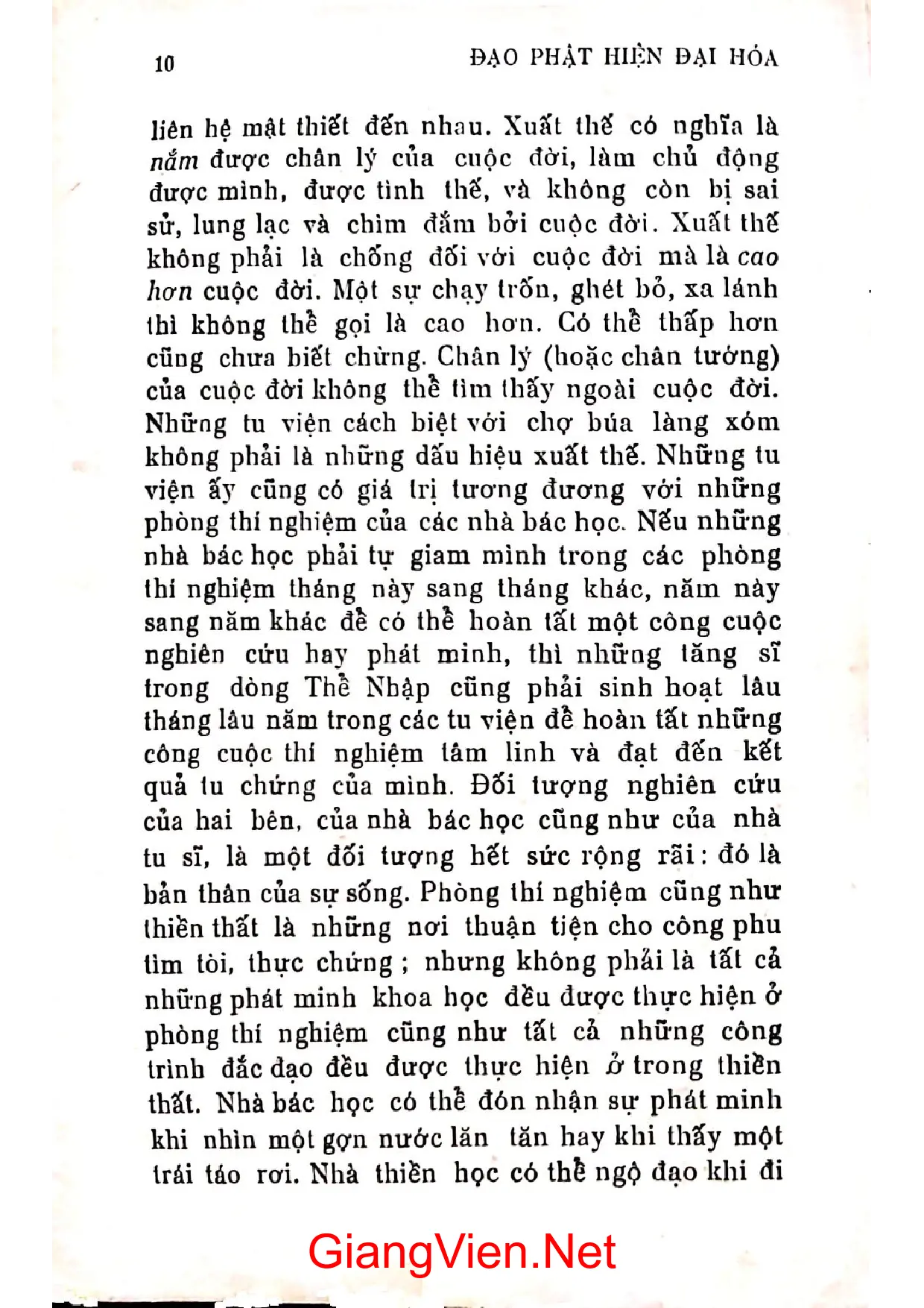 Mục lục chi tiết trang 2 sách Đạo phật hiện đại hóa