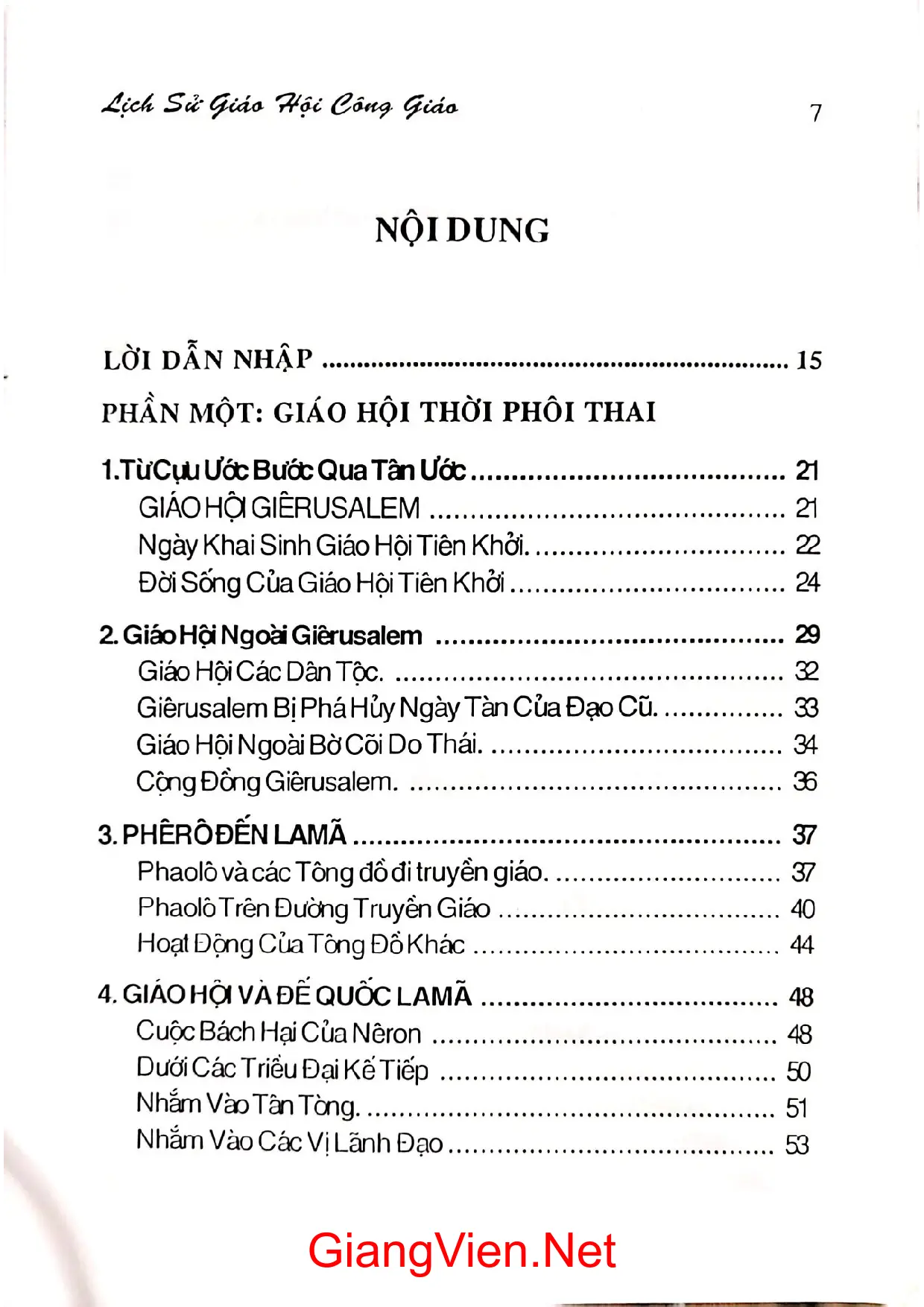 Trang bìa chính thức sách Lịch sử Giáo hội Công giáo Linh mục Hồng Phúc