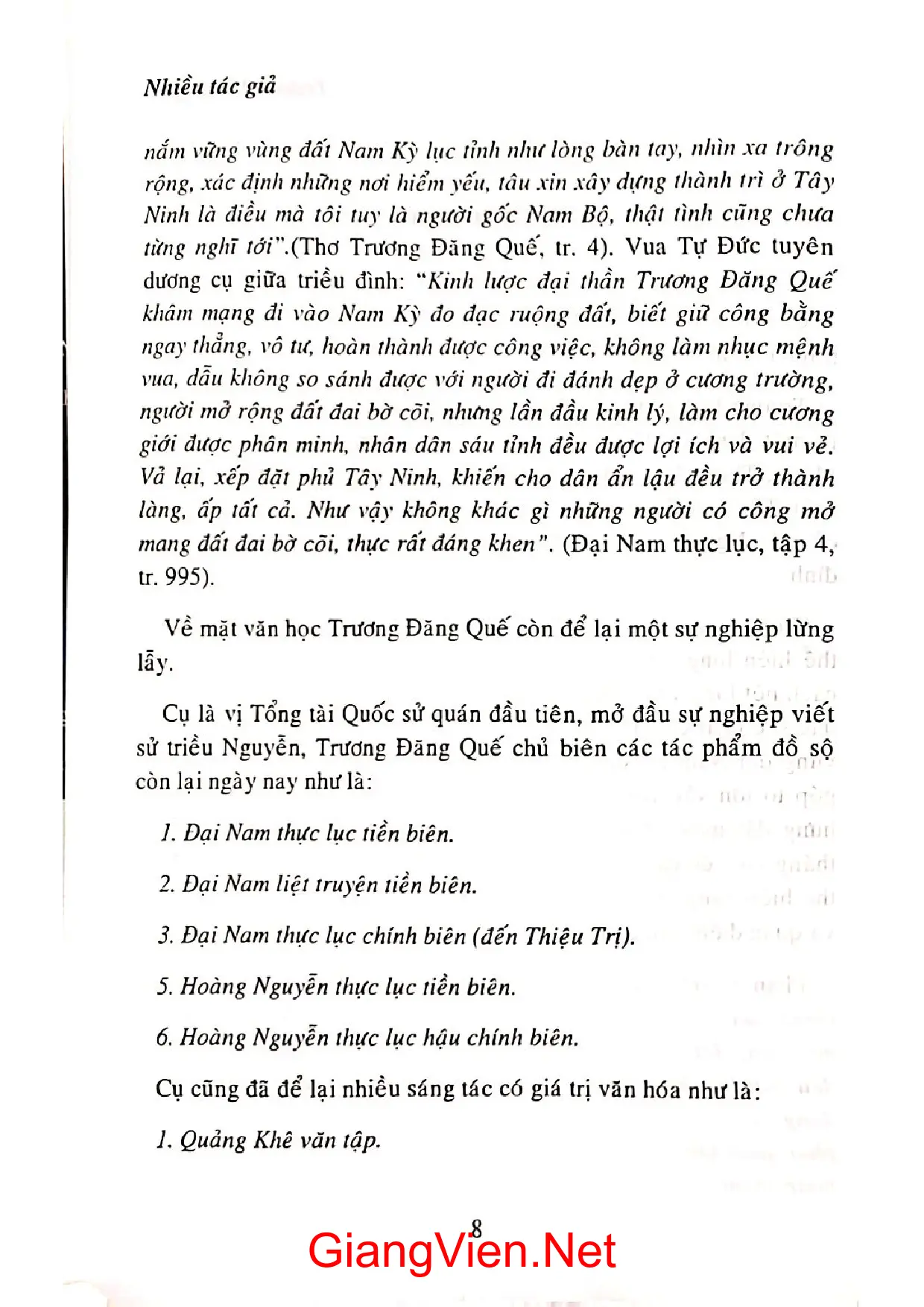 Ảnh minh họa nội dung cuốn sách: Trương Đăng Quế cuộc đời và sự nghiệp