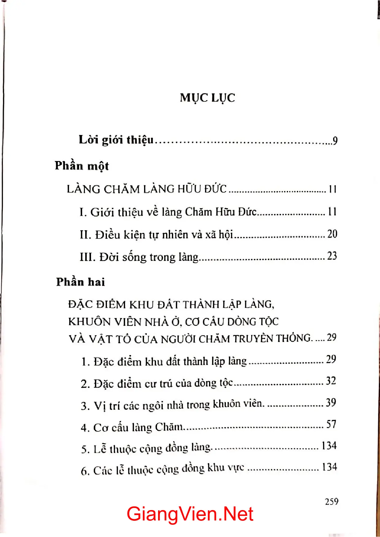 Trang bìa chính thức sách Văn hóa làng truyền thống người Chăm tỉnh Ninh Thuận
