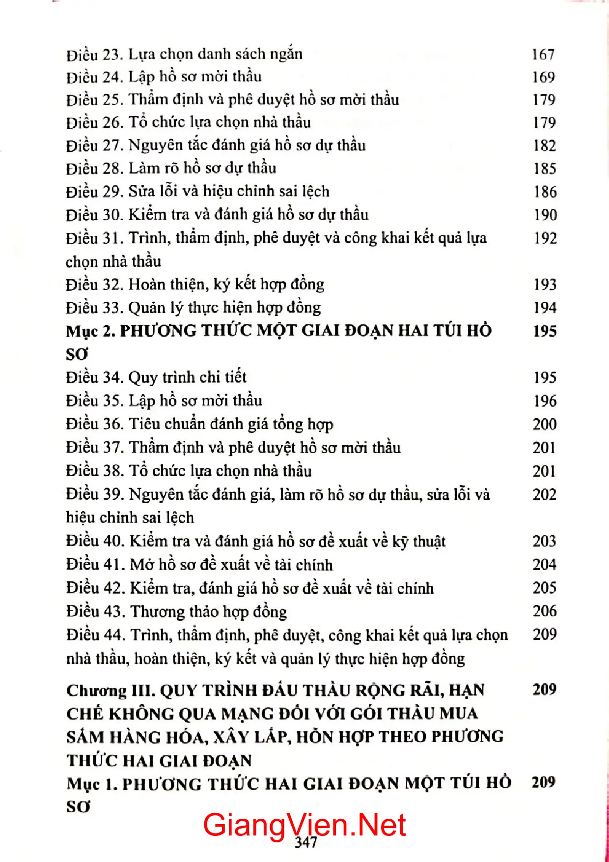 Nội dung mục lục và hình ảnh sách Luật đấu thầu và Nghị định 24 năm 2024 Trung tâm hỗ trợ đấu thầu - Trang 6