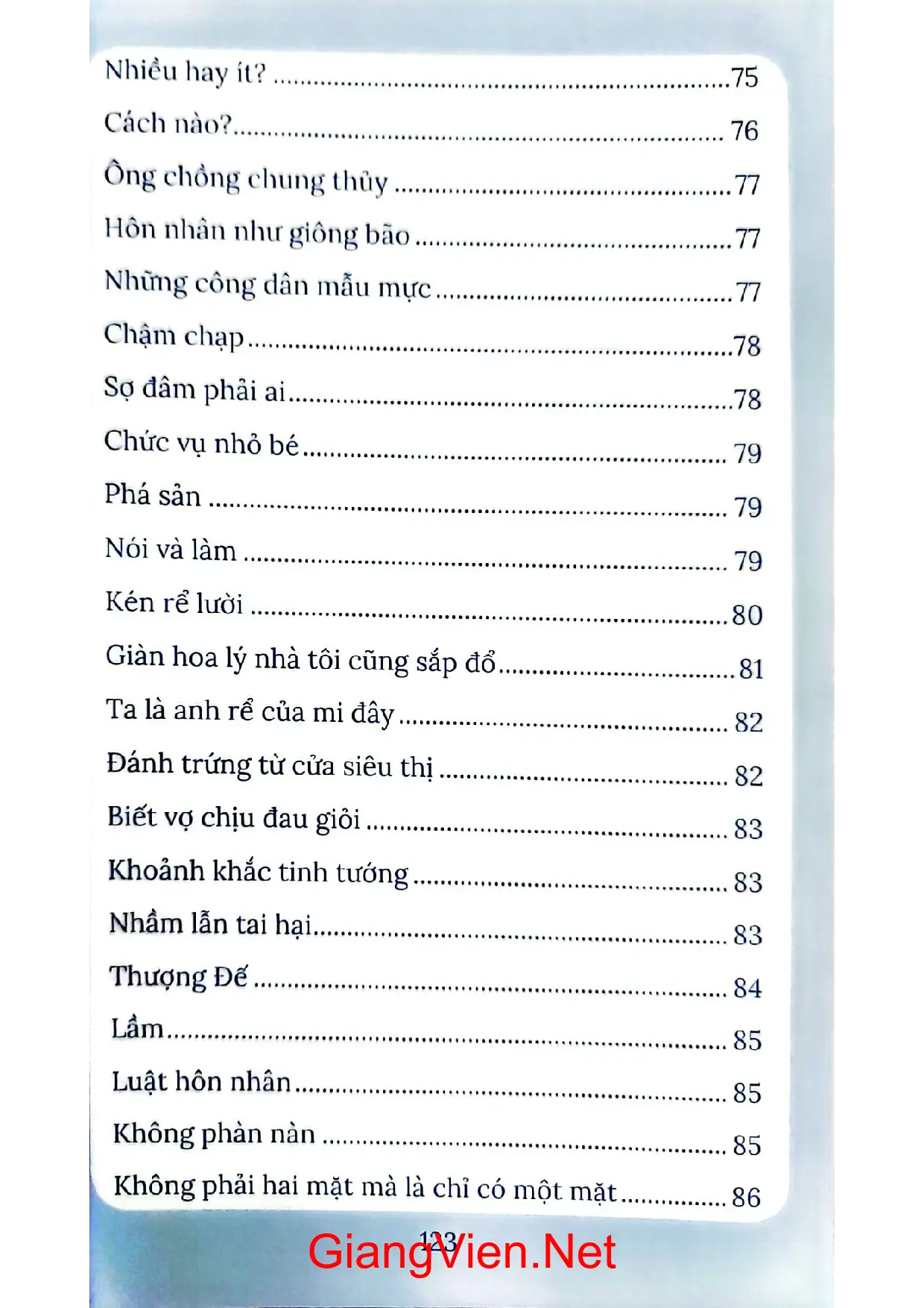 Nội dung mục lục và hình ảnh sách Hình không gian và cách nhìn - Trang 6