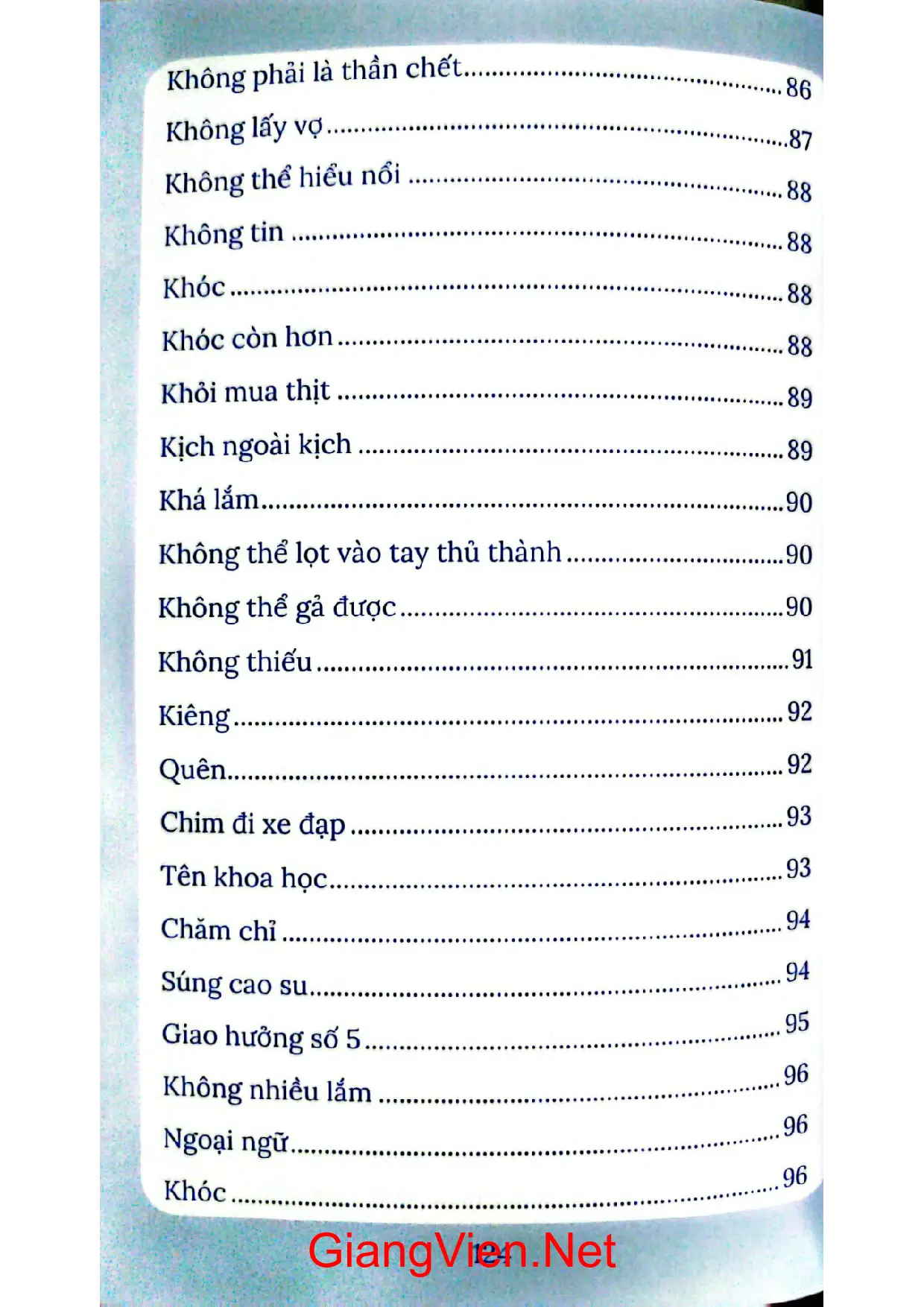 Nội dung mục lục và hình ảnh sách Hình không gian và cách nhìn - Trang 7